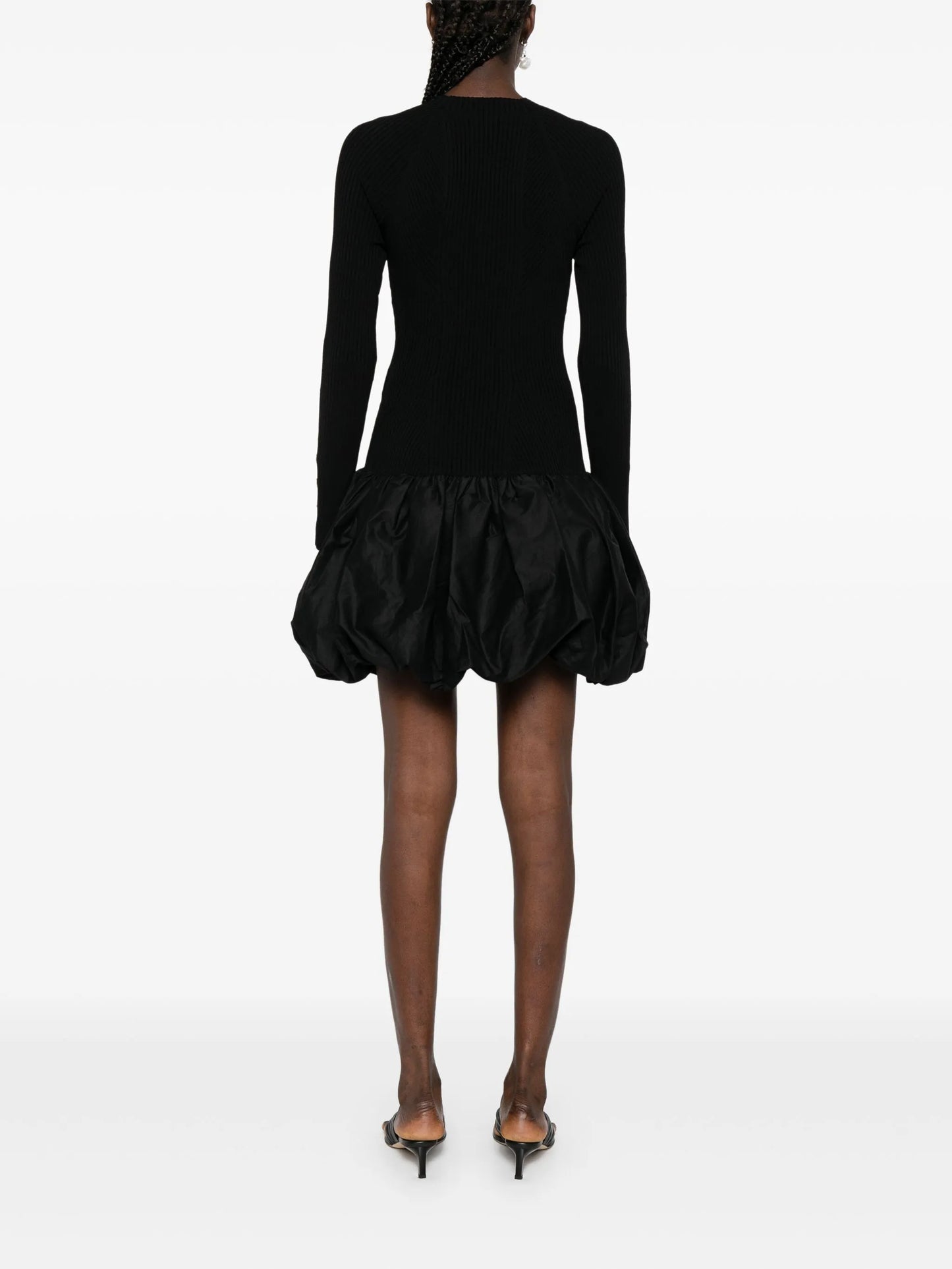 Moonlight puffball-hem dress