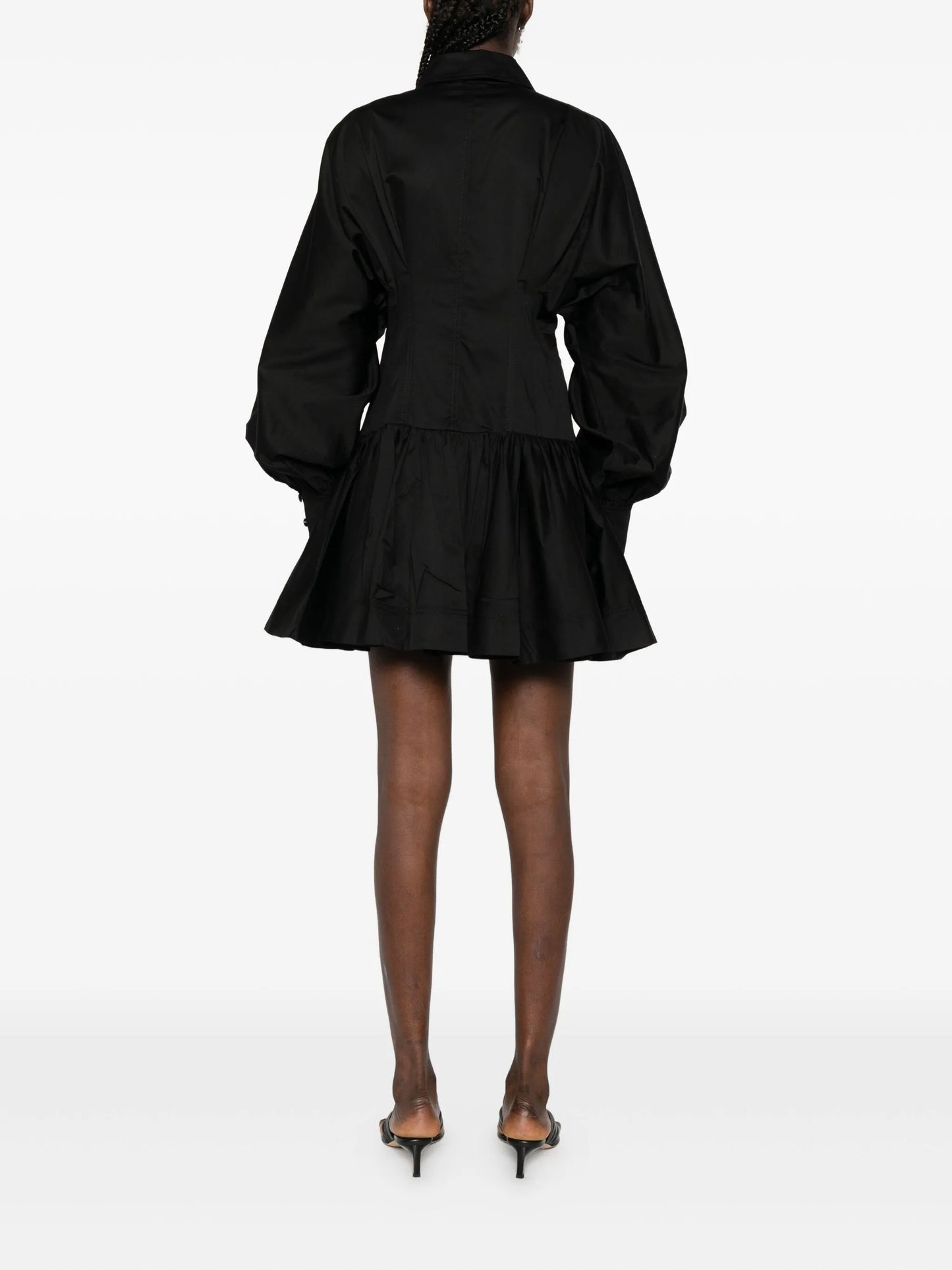 Alexa buttoned-up minidress
