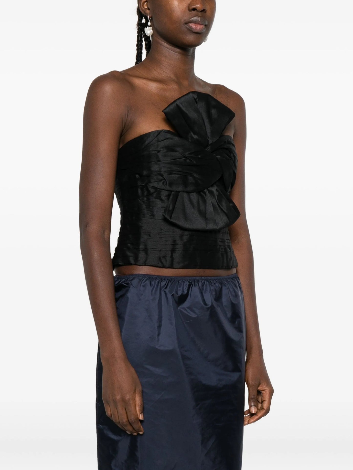 Stella bow-detail top