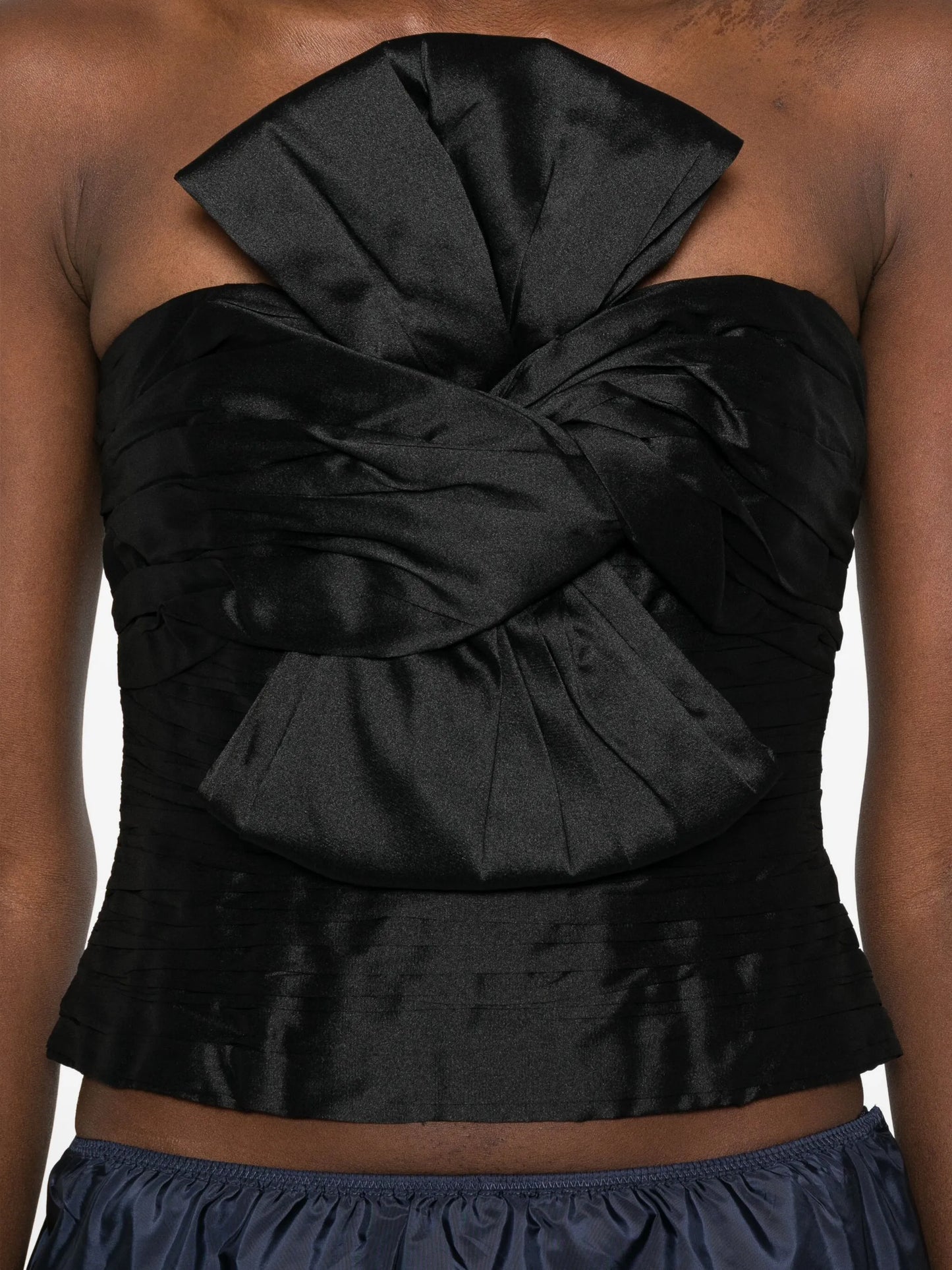 Stella bow-detail top