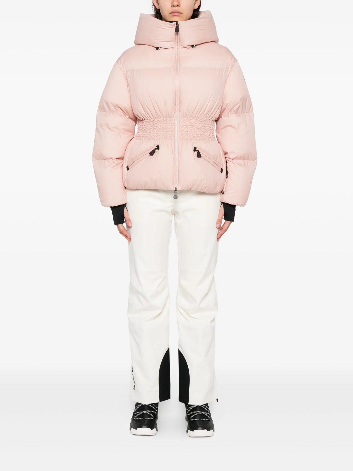 belted ski trousers
