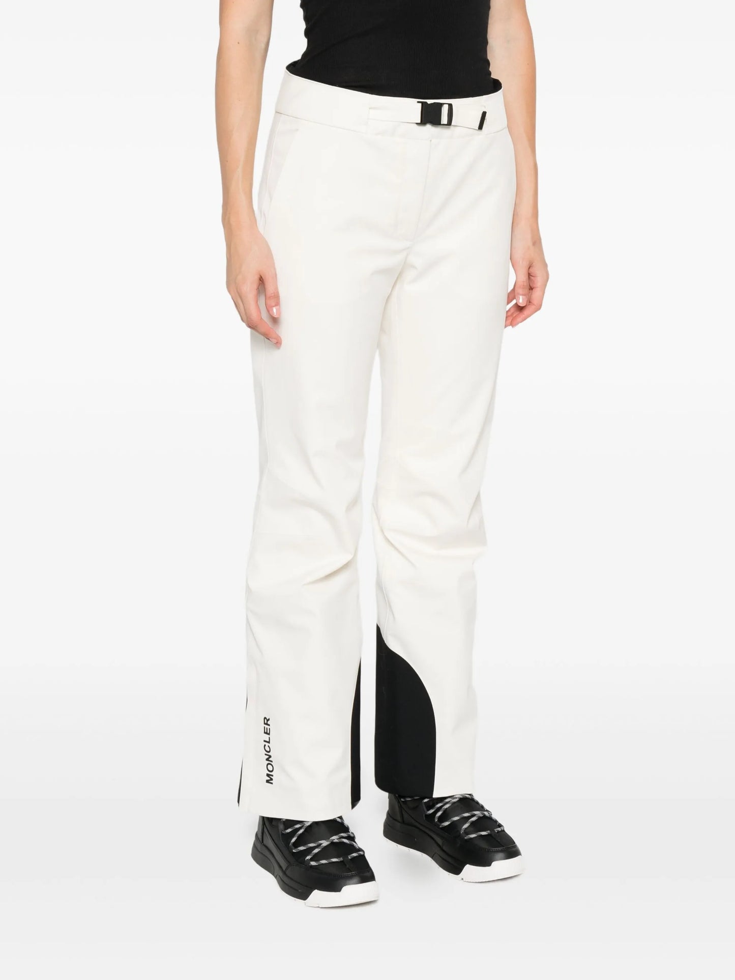 belted ski trousers