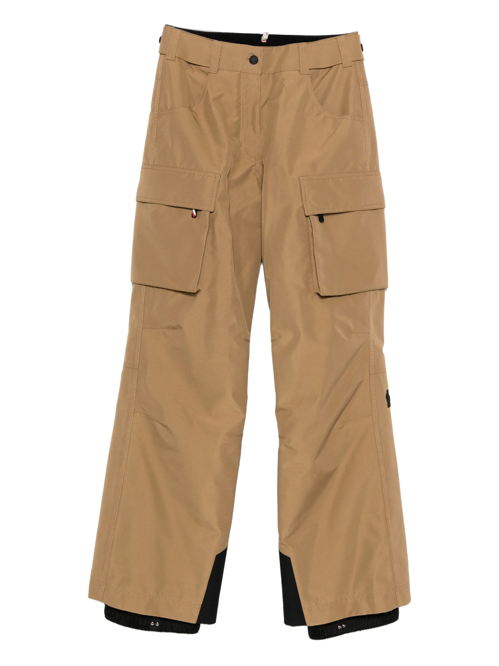 flap-pocket padded ski trousers