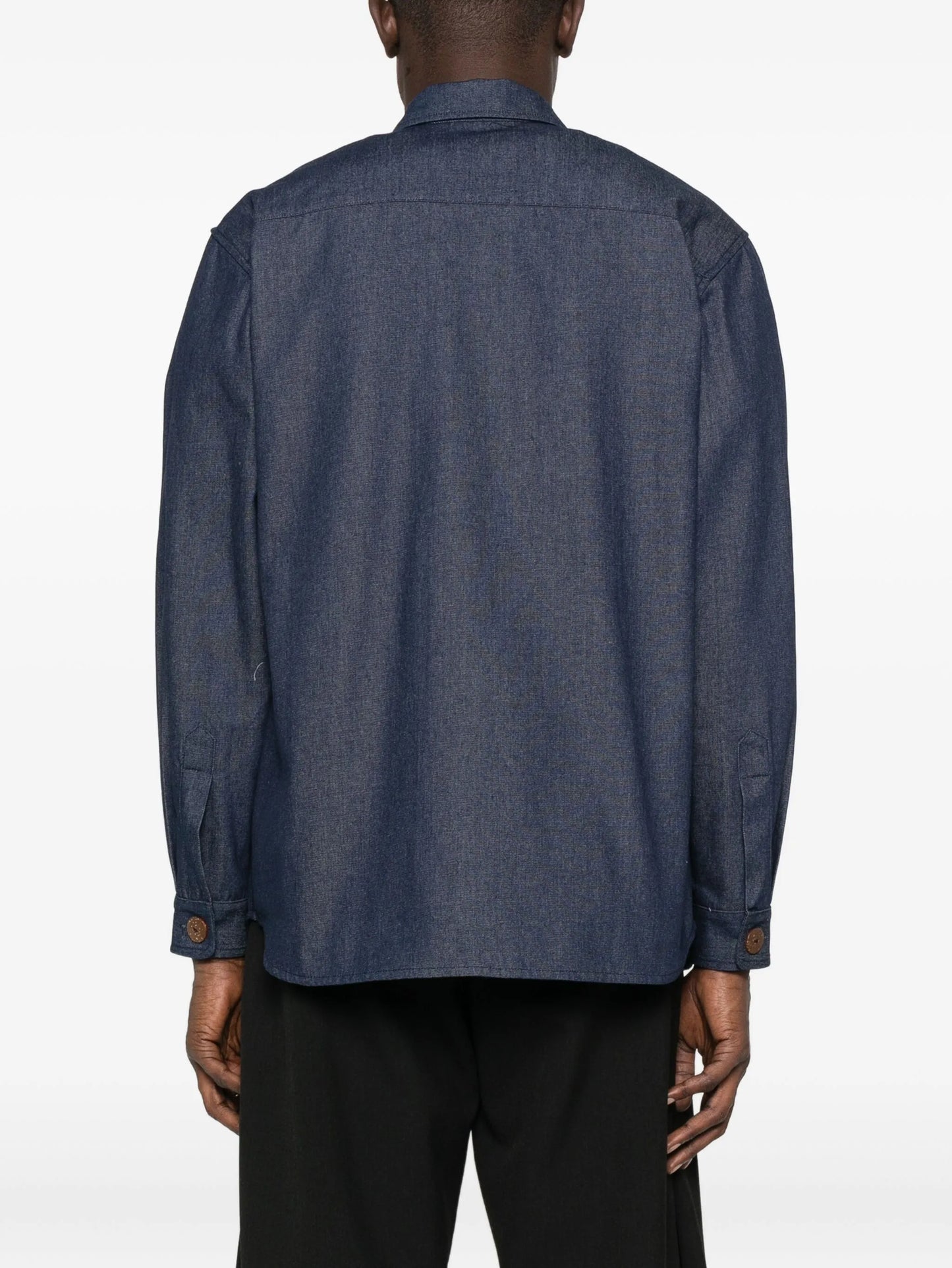 Olokun Flower denim shirt