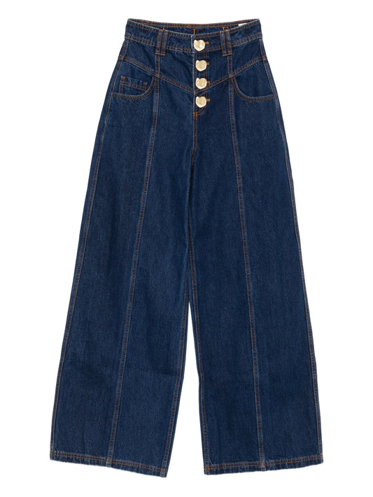 Genesis buttoned panelled jeans