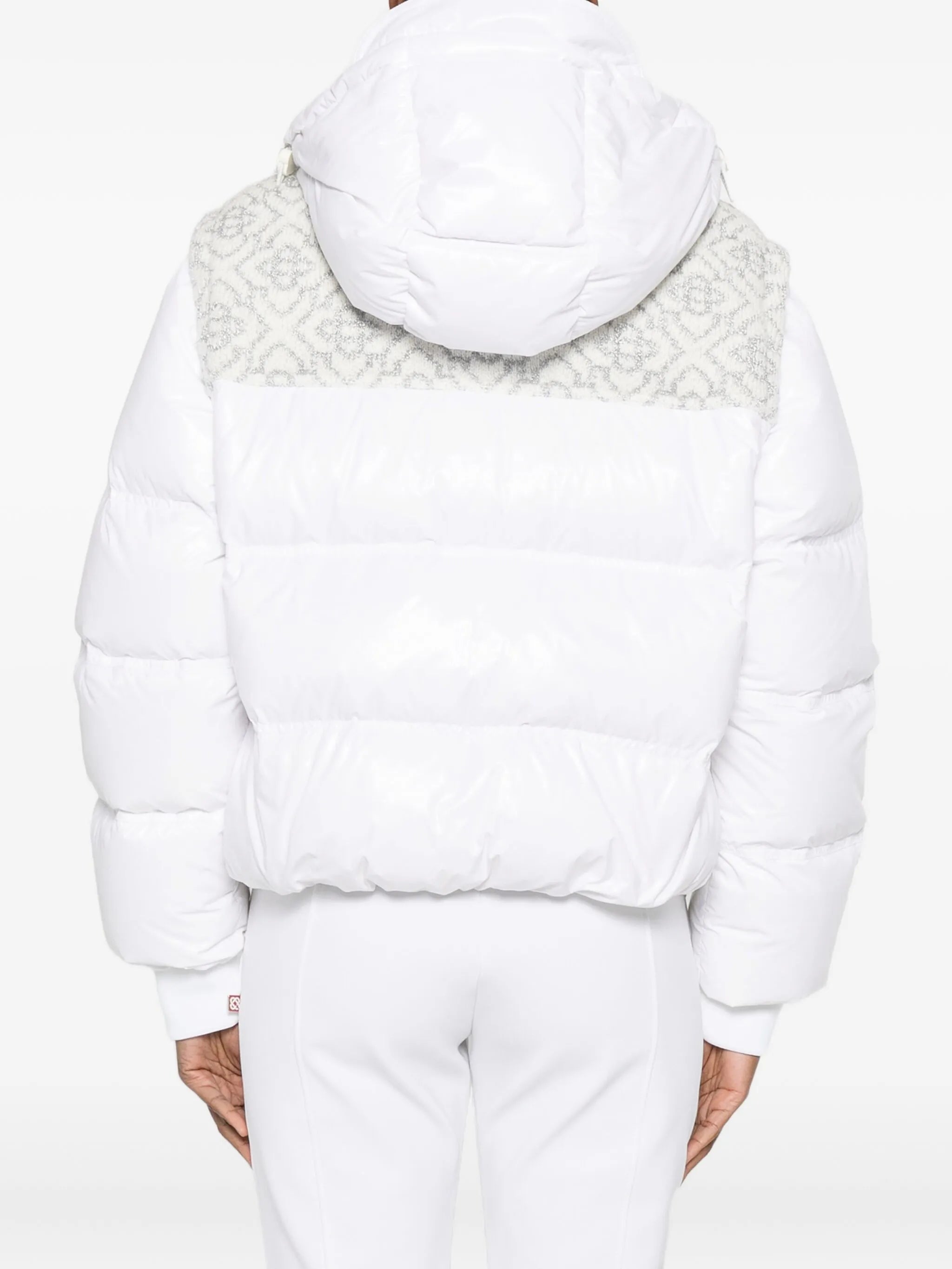zip-up ski puffer jacket
