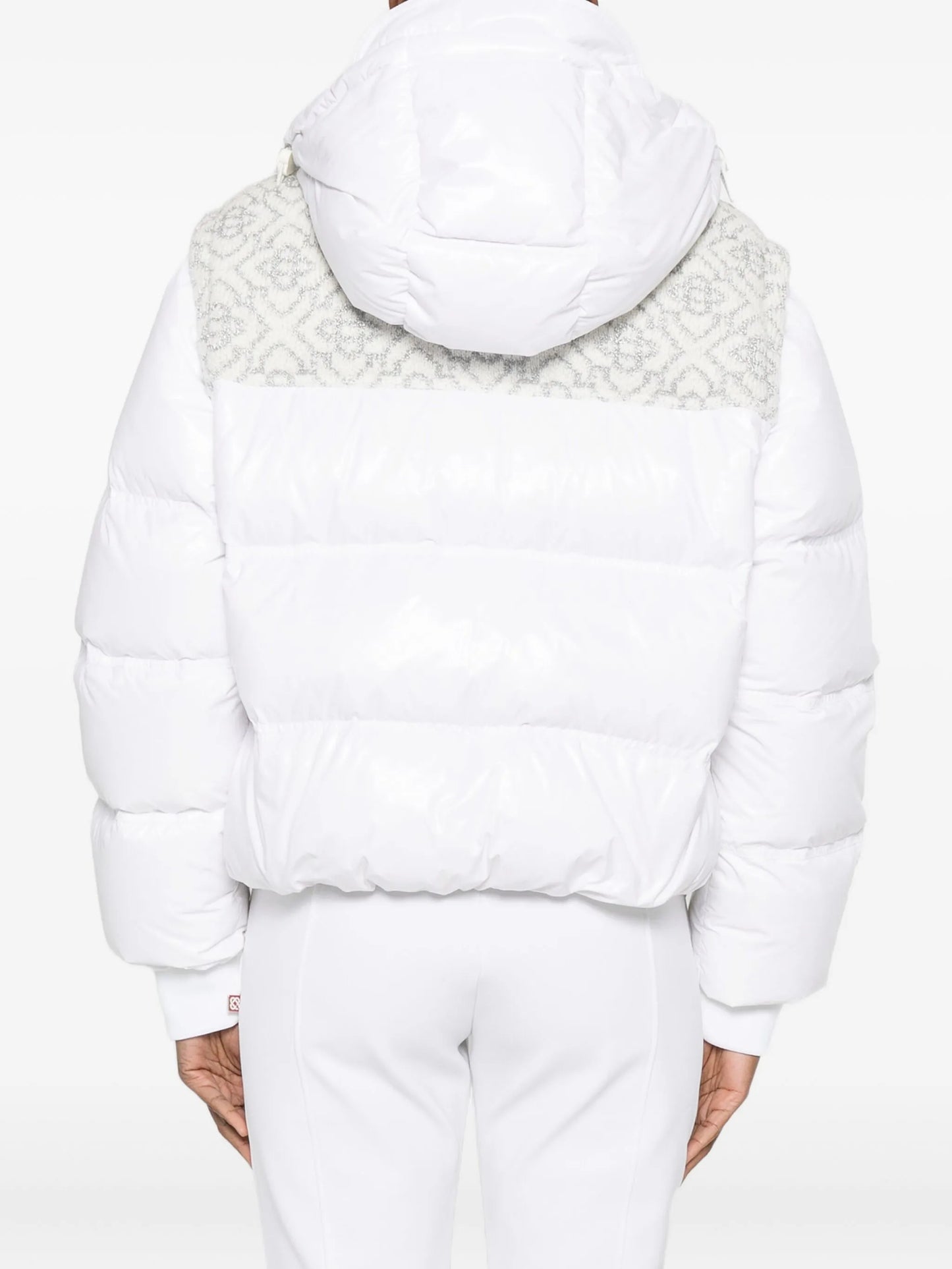 zip-up ski puffer jacket