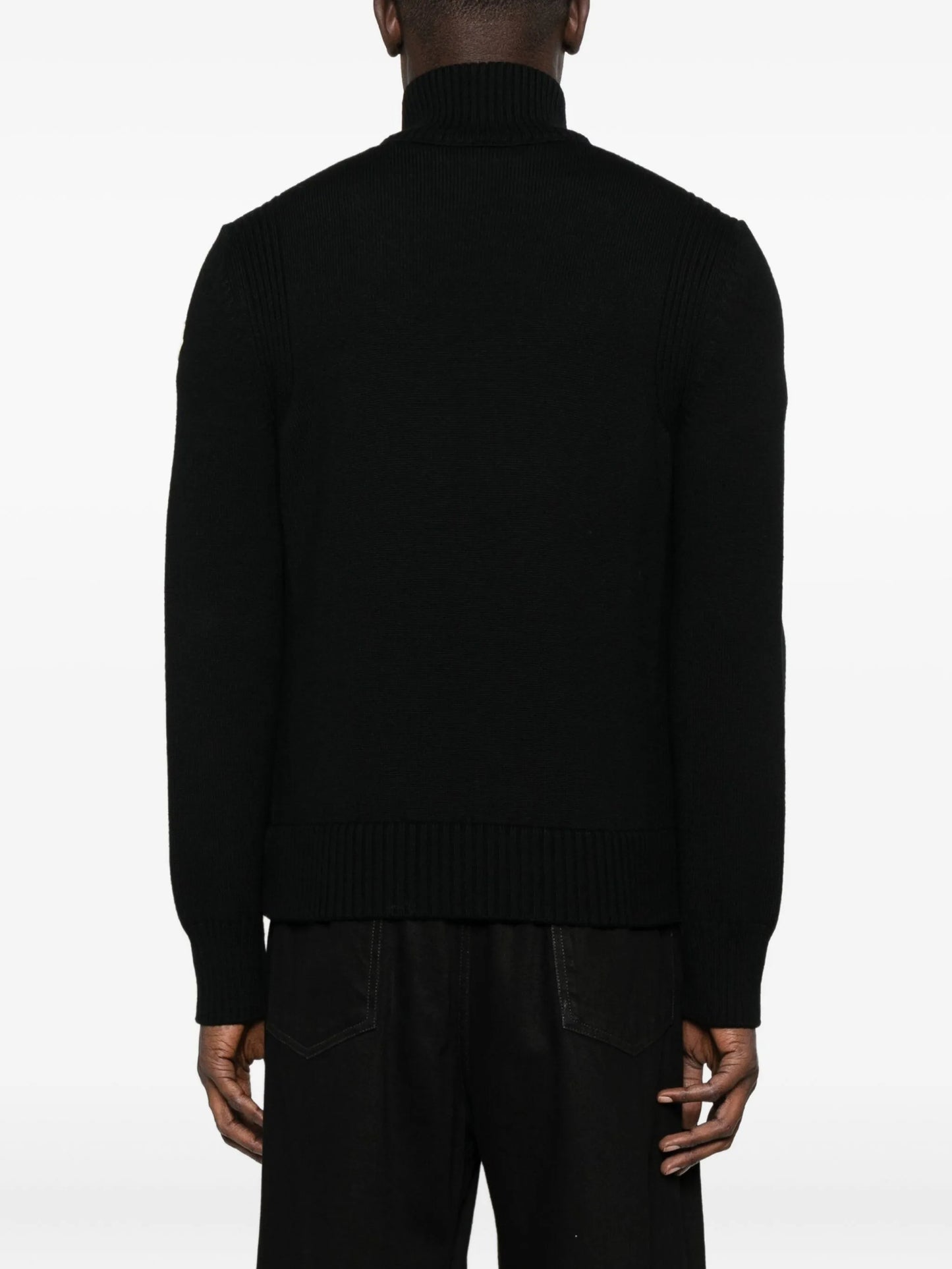 panelled padded cardigan