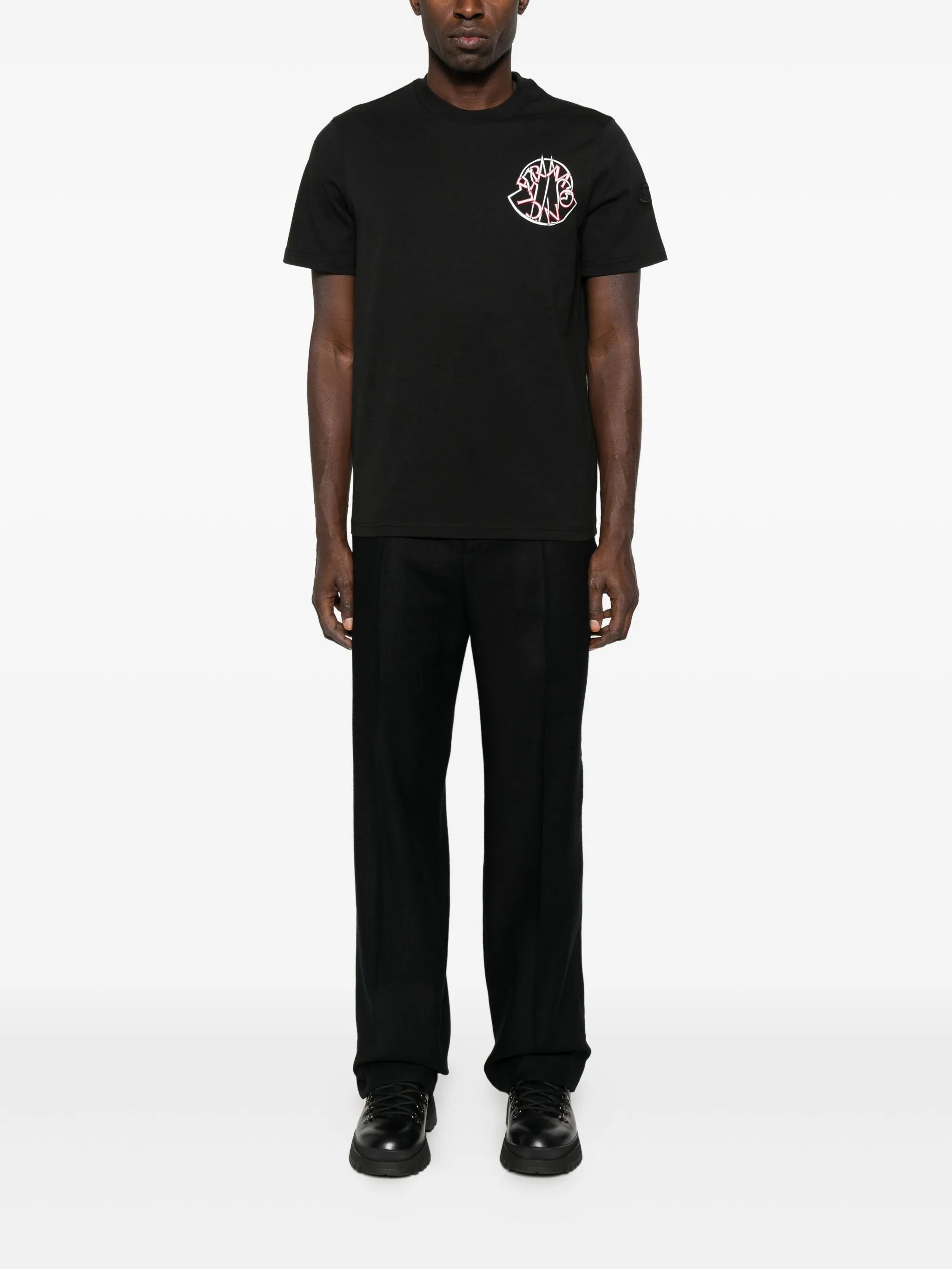 logo-embellished jersey t-shirt