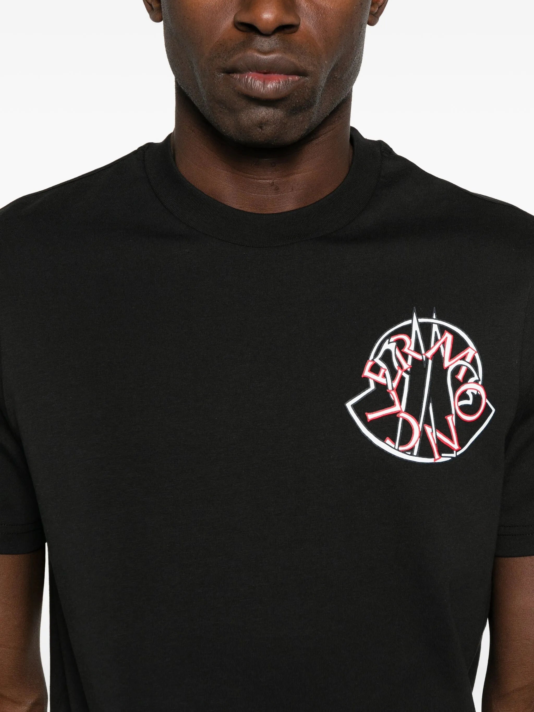 logo-embellished jersey t-shirt
