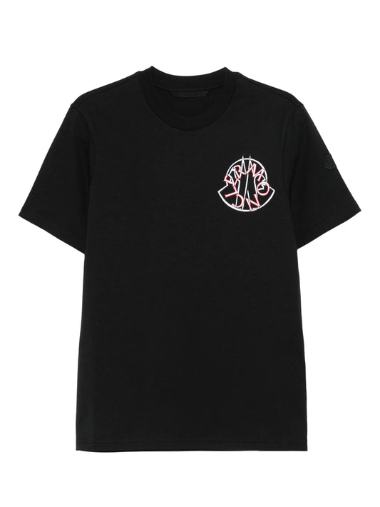 logo-embellished jersey t-shirt