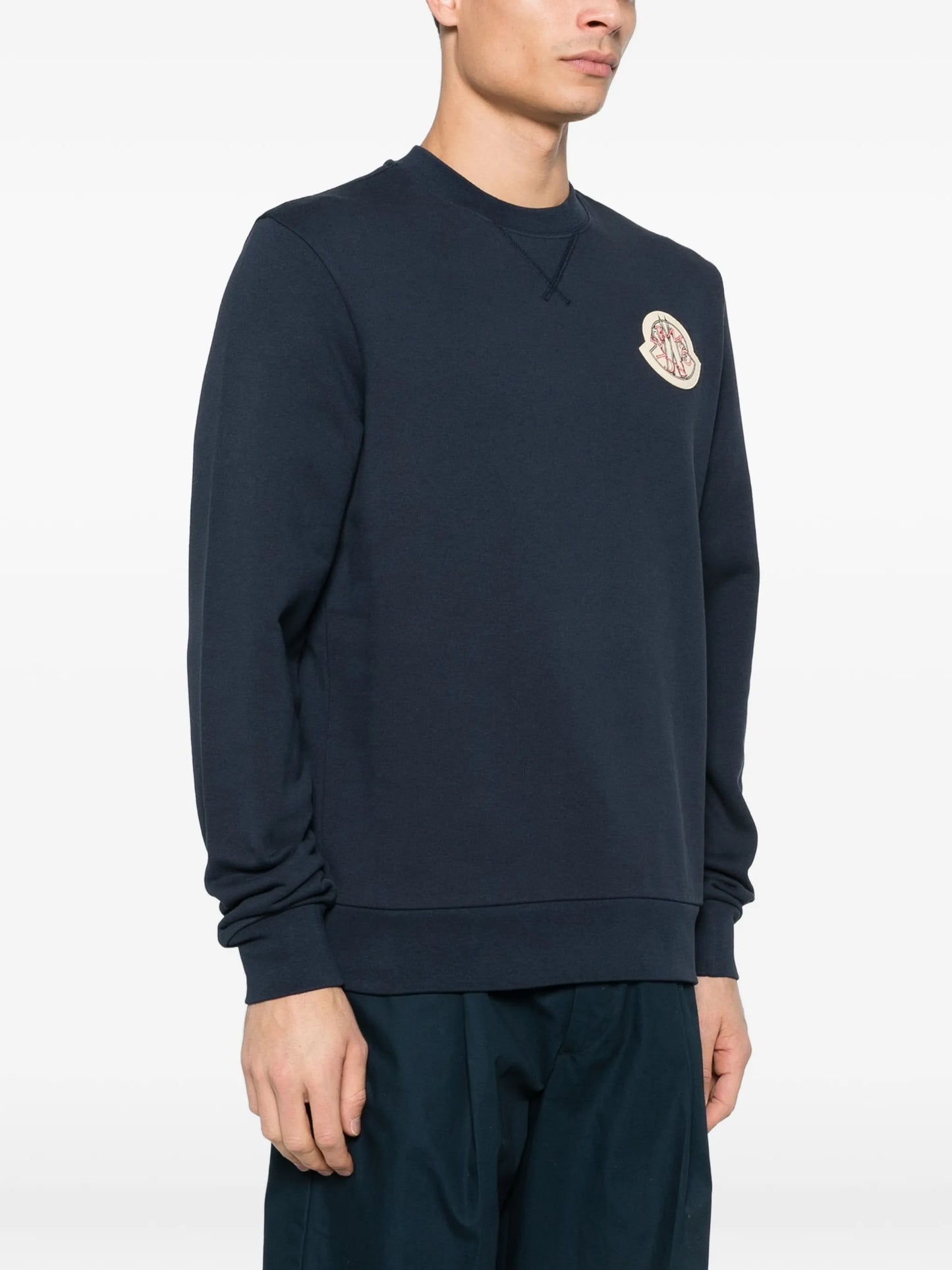 logo-patch sweatshirt
