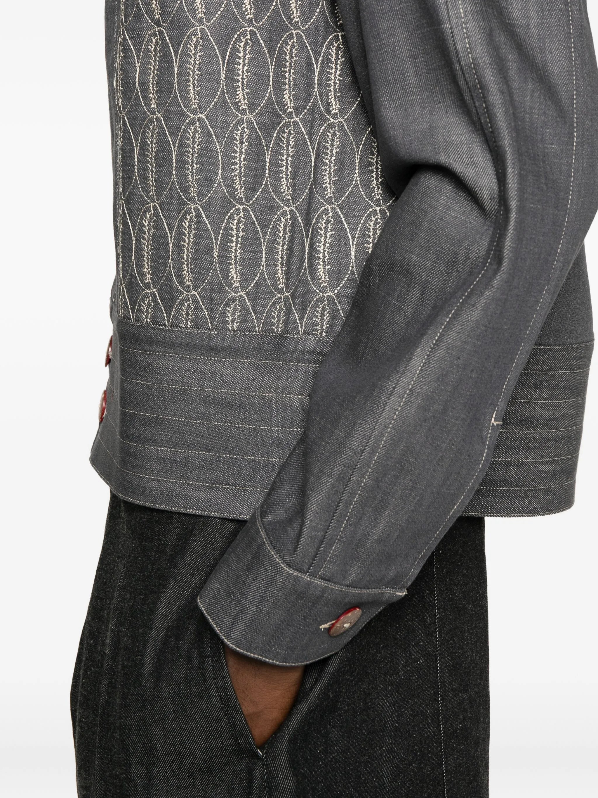 embroidered denim jacket