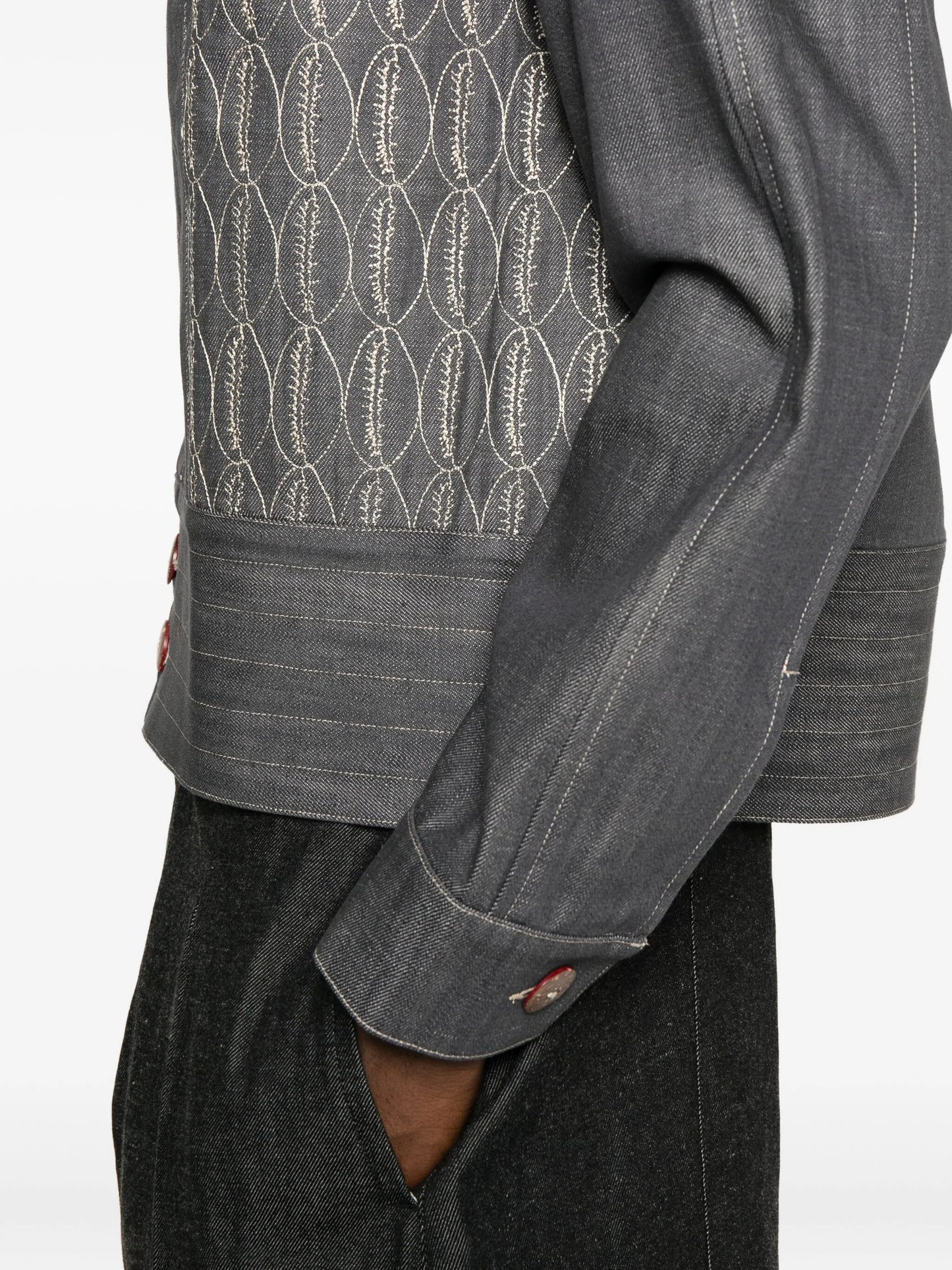 embroidered denim jacket