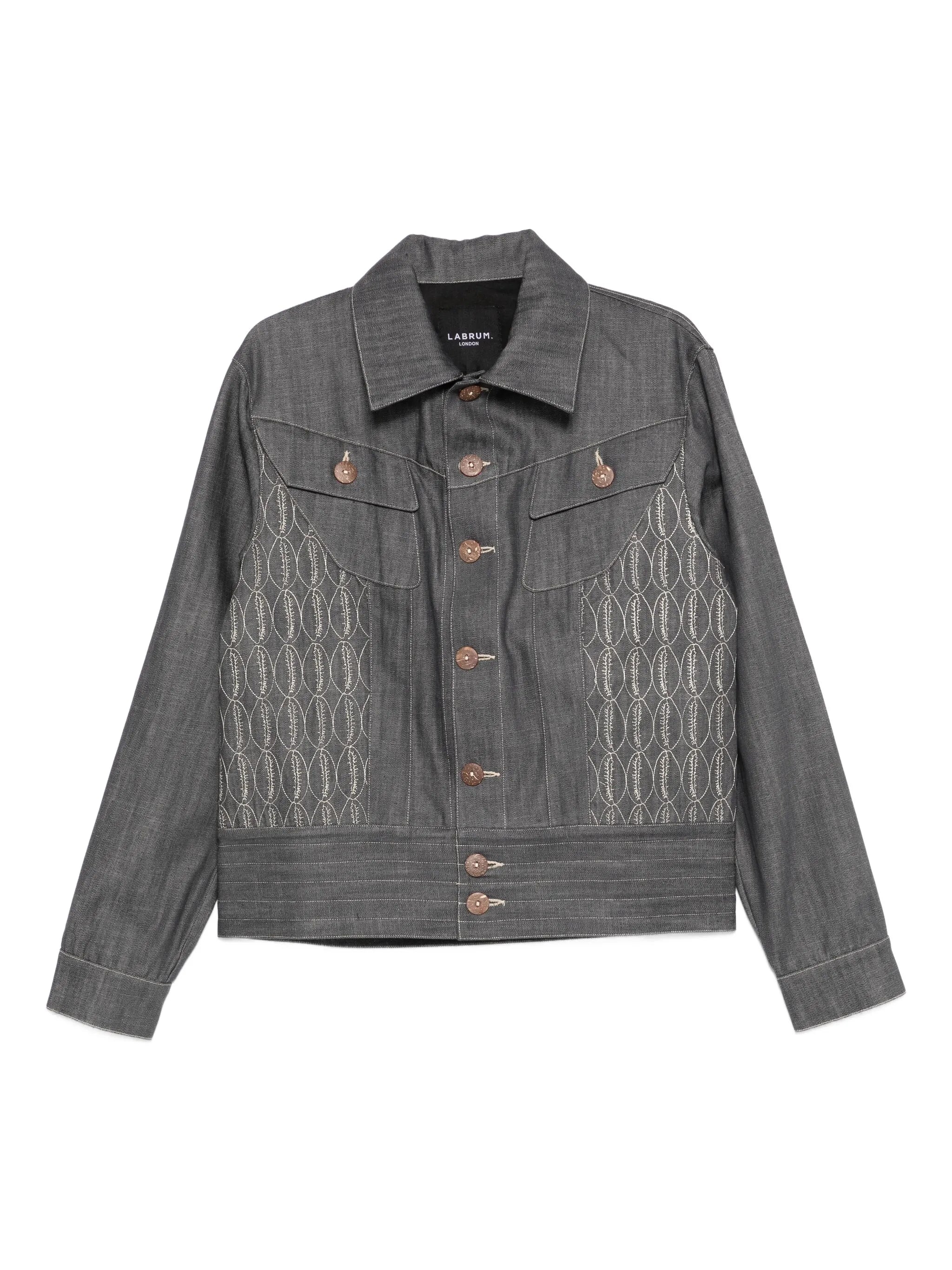 embroidered denim jacket