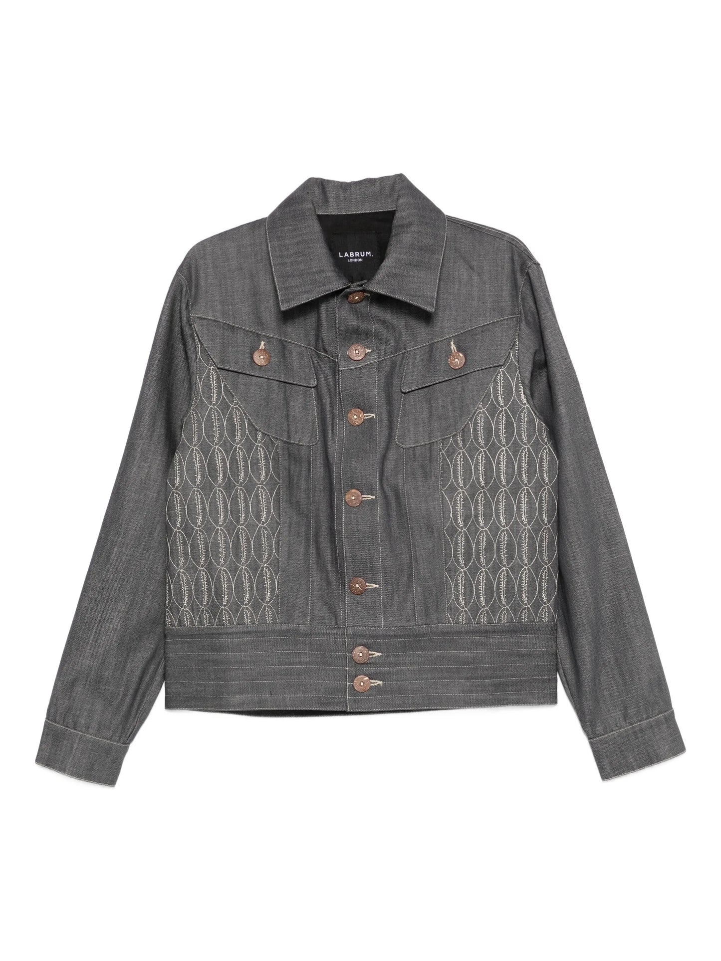 embroidered denim jacket