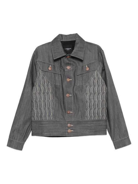 embroidered denim jacket