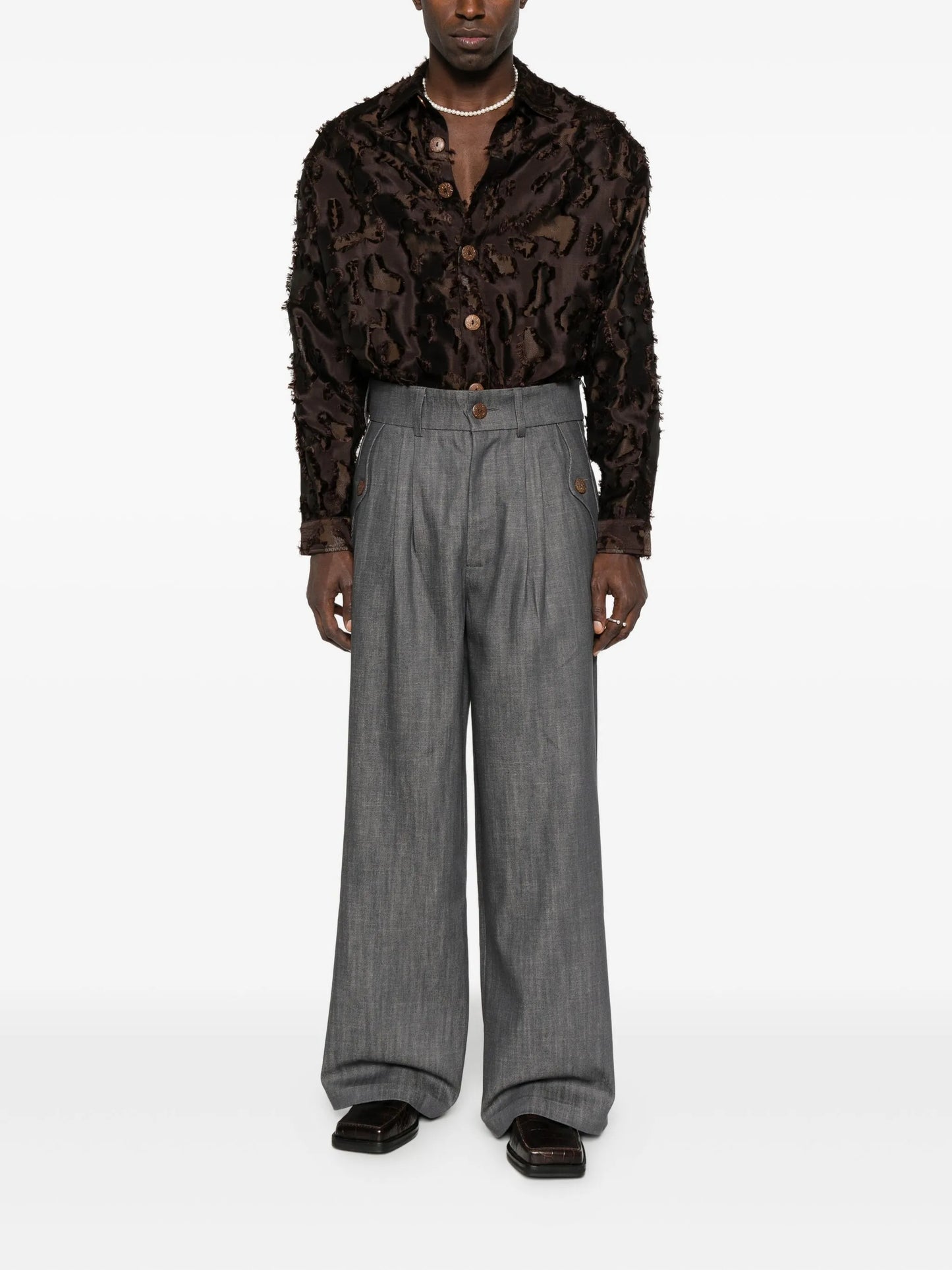 frayed camo shirt
