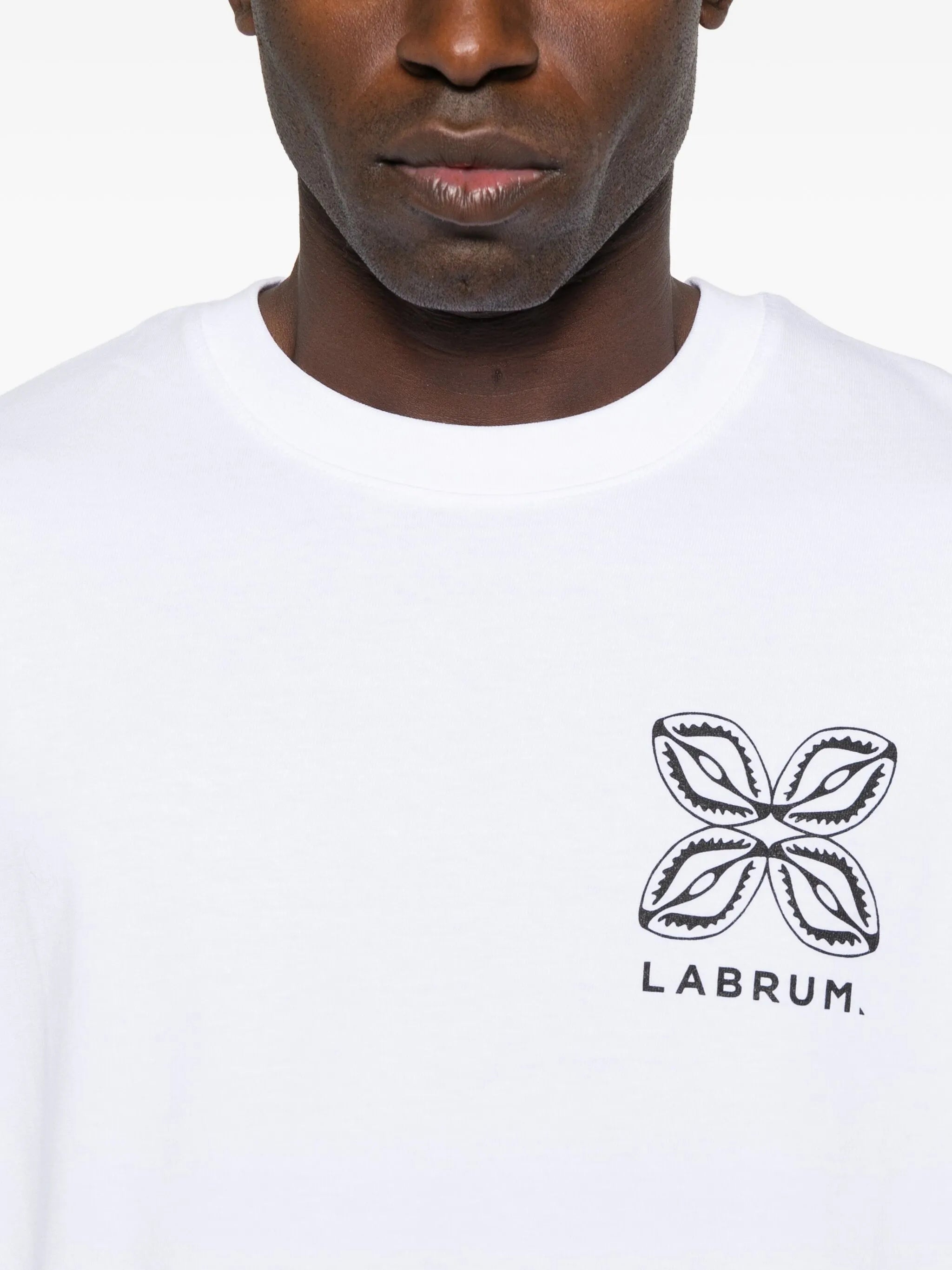 Cowrie shell shell-print T-shirt