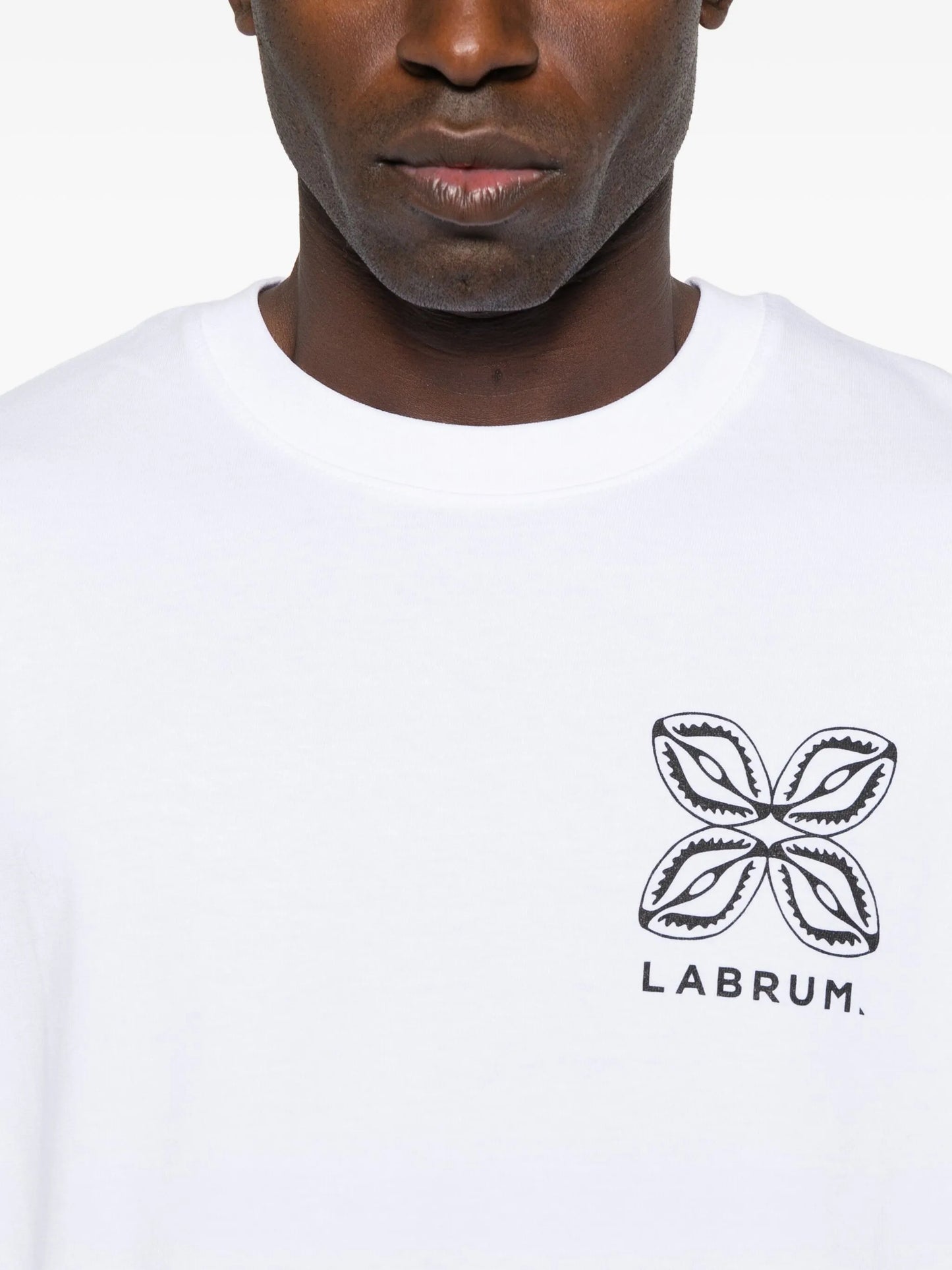 Cowrie shell shell-print T-shirt