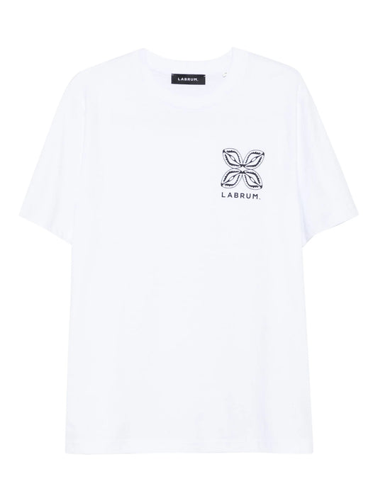 Cowrie shell shell-print T-shirt