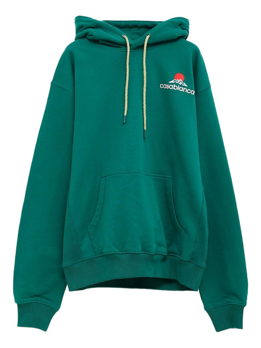 logo-print hoodie