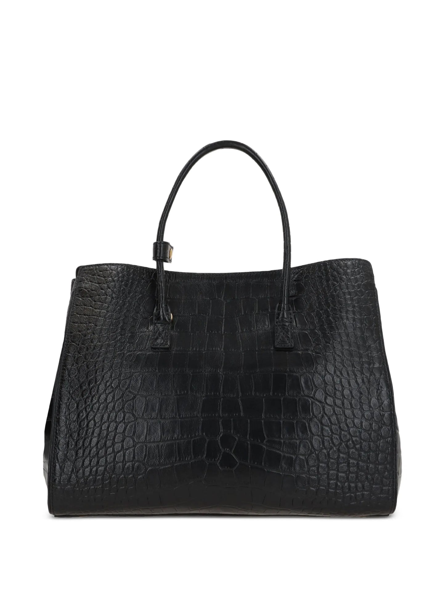 Hampton Carry All crocodile-effect-leather tote bag