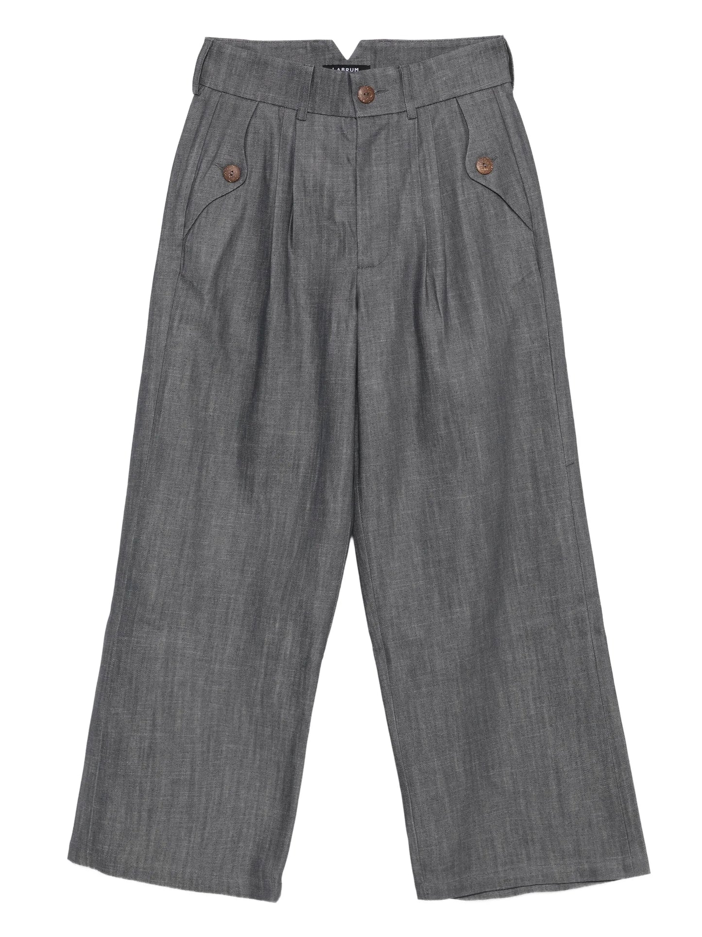 pleated pocket pants