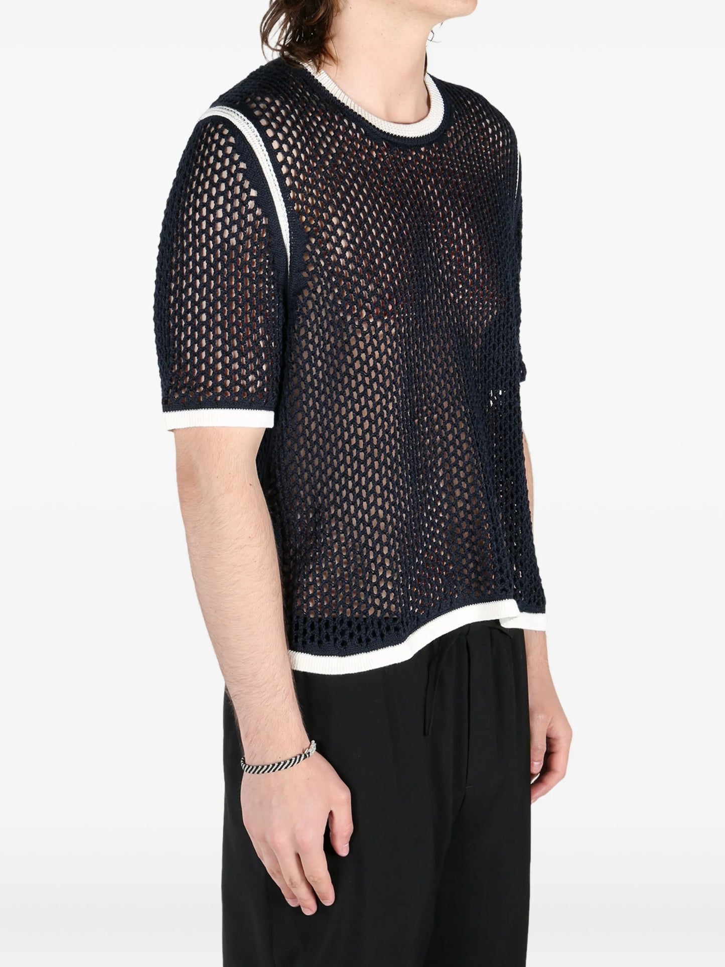 x Wales Bonner crochet T-shirt