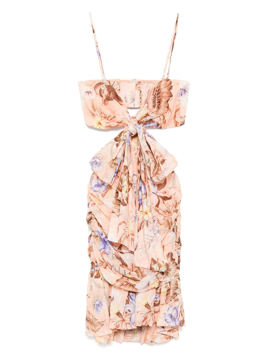 Coco Bow Front mini dress