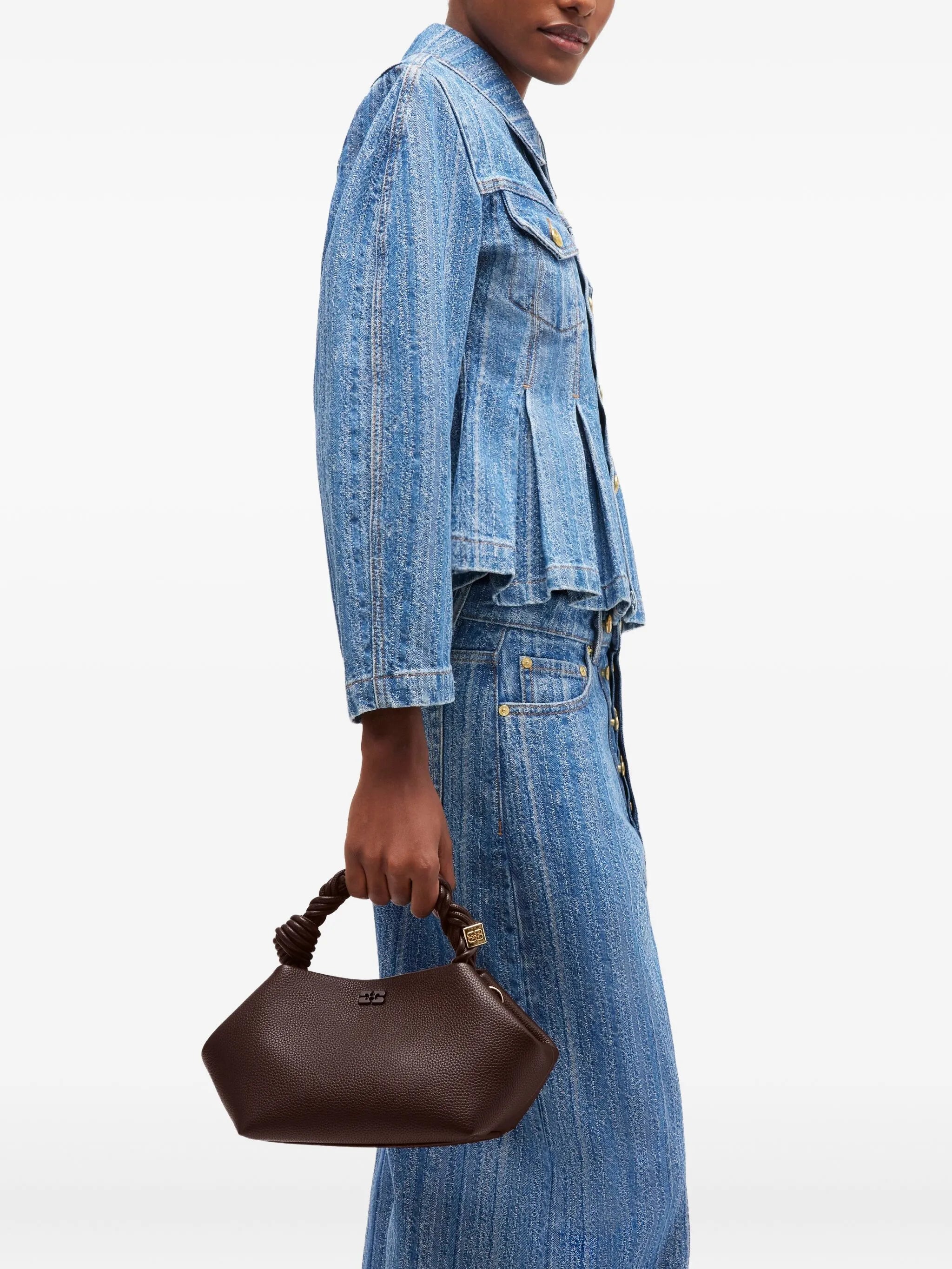 small Bou twisted-handle tote bag