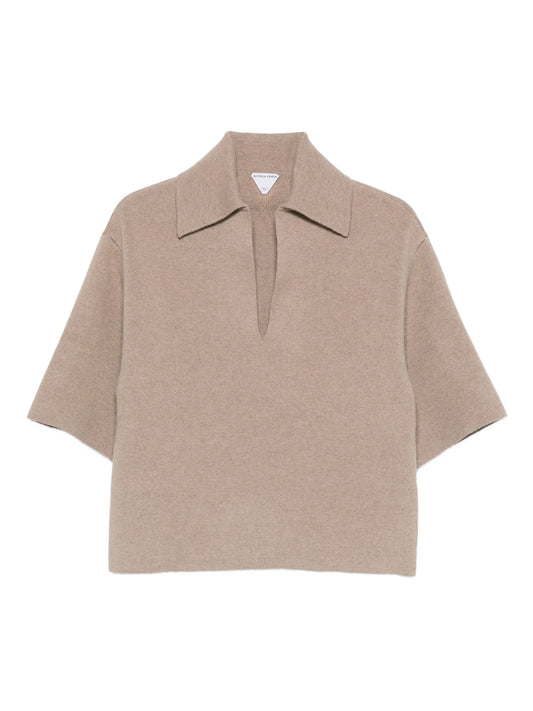 polo-neck top