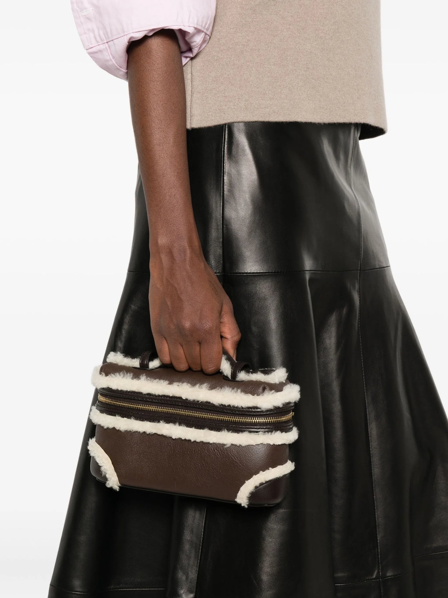 Bang Bang sheepskin tote bag