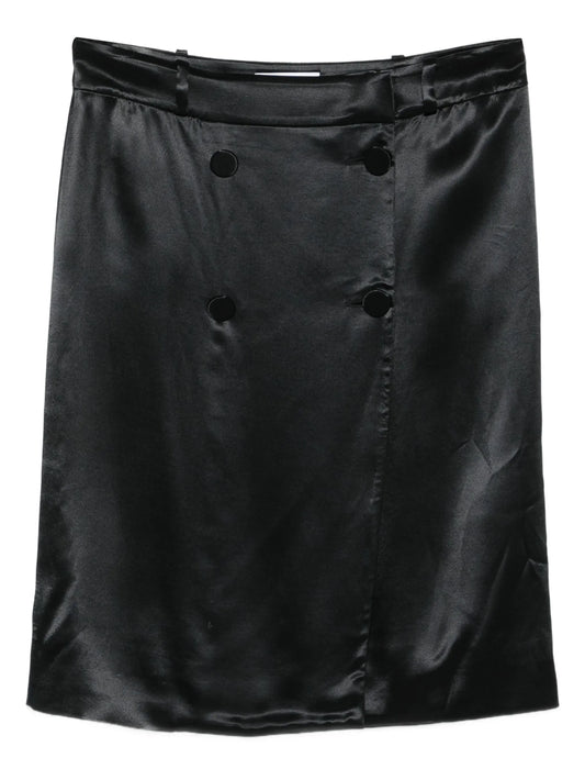 satin midi skirt