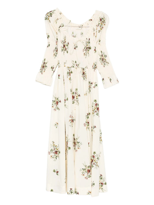 Kaira floral-print maxi dress