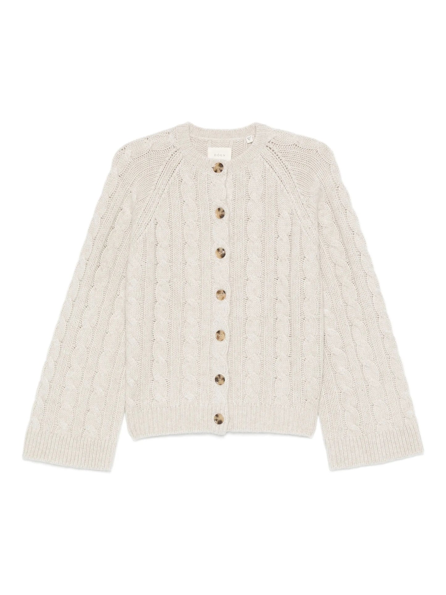 Virginie cable-knit cardigan