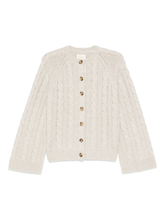 Virginie cable-knit cardigan