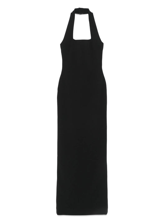 square-neck dress