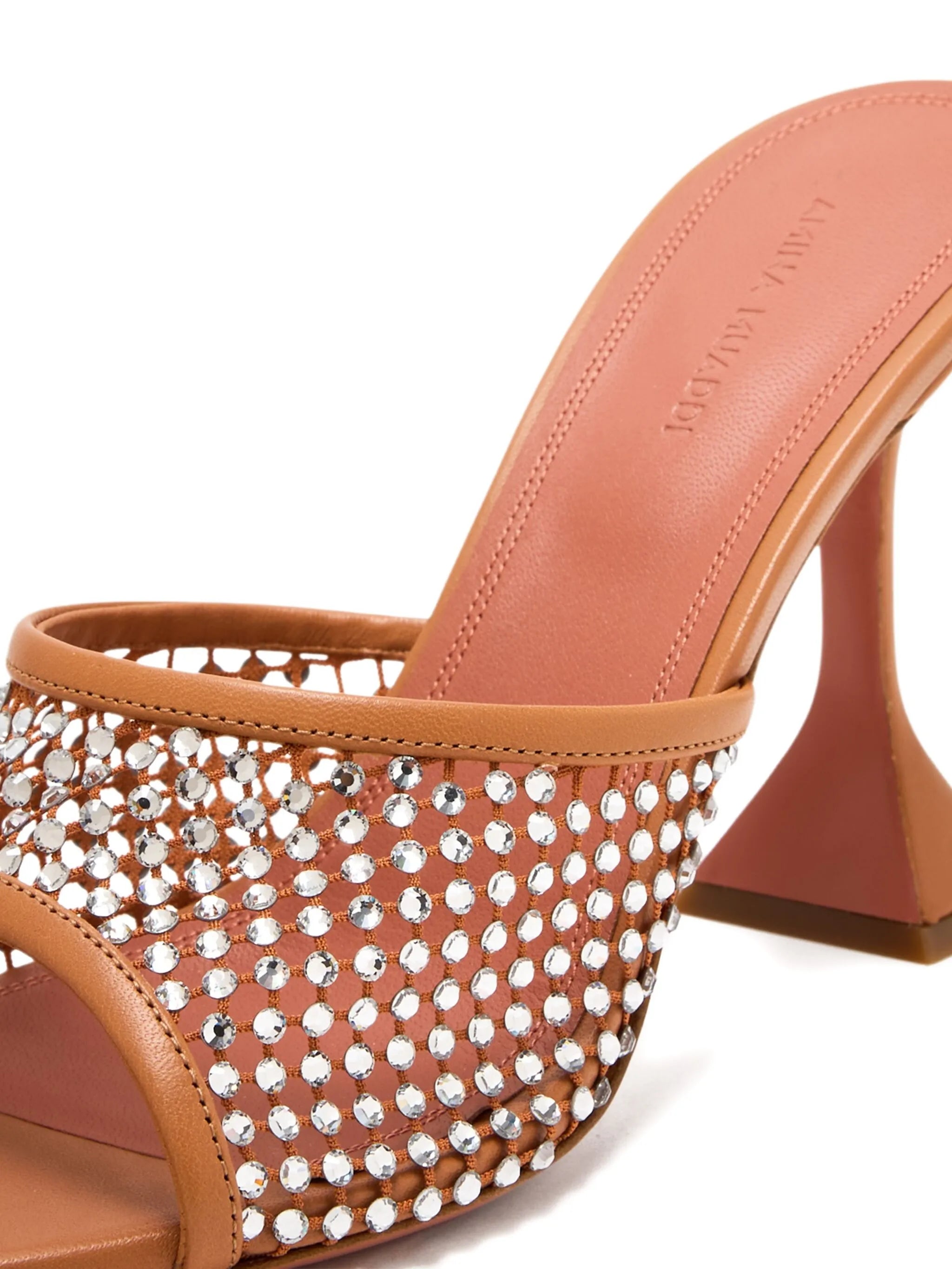 Lupita crystal net slippers