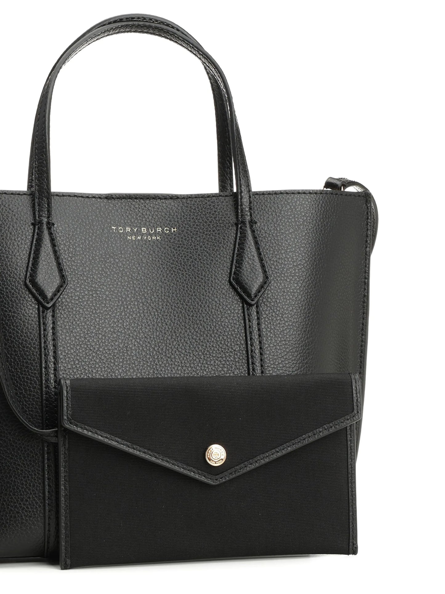 small Perry pebbled leather tote bag