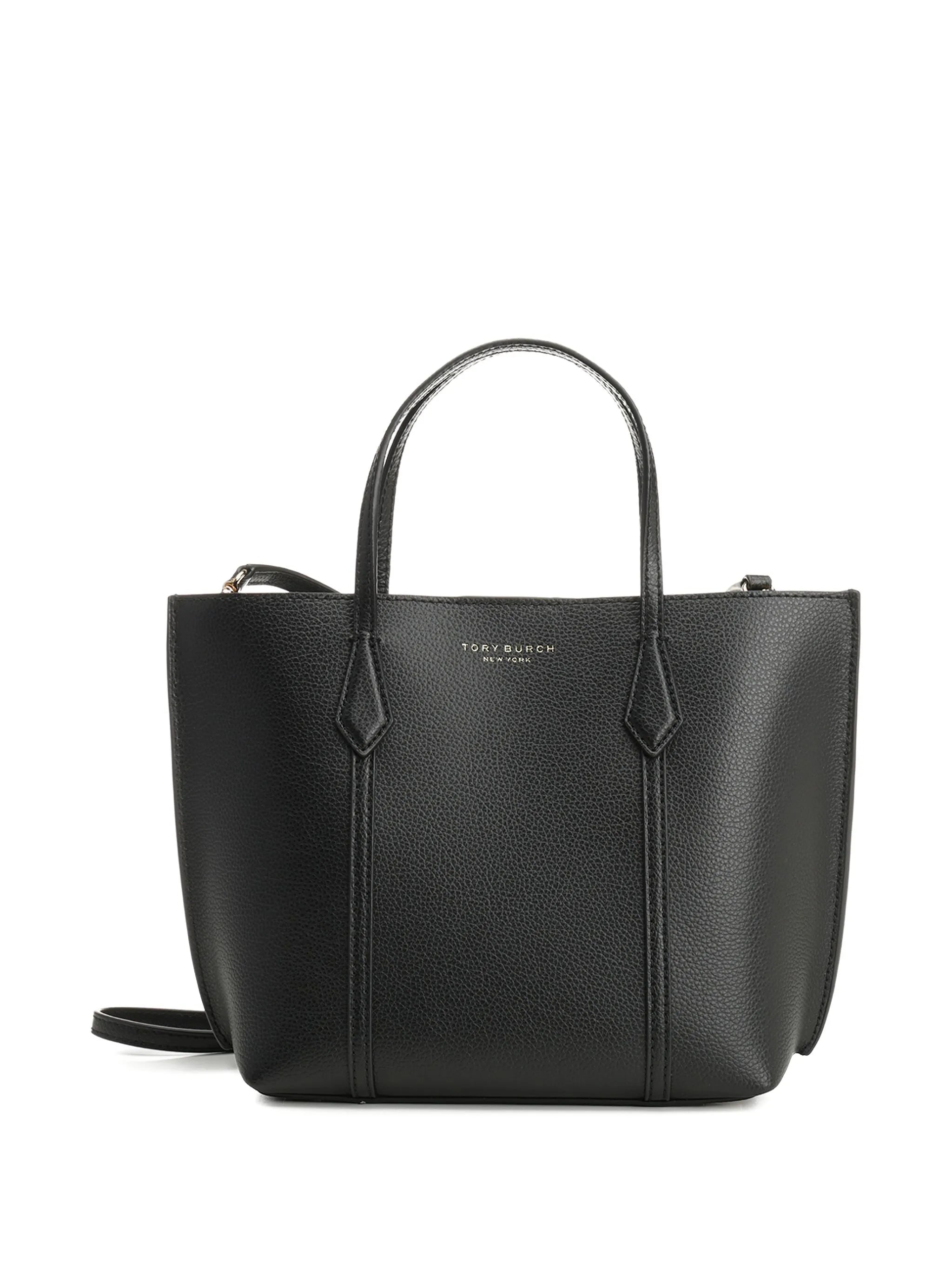 small Perry pebbled leather tote bag