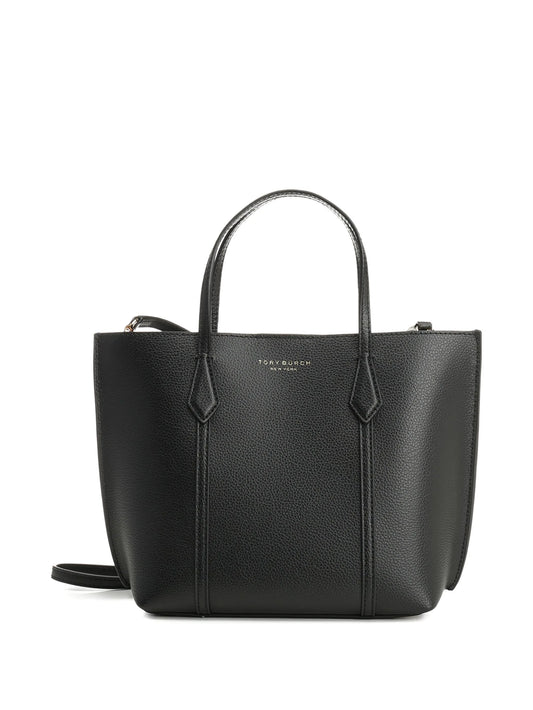 small Perry pebbled leather tote bag