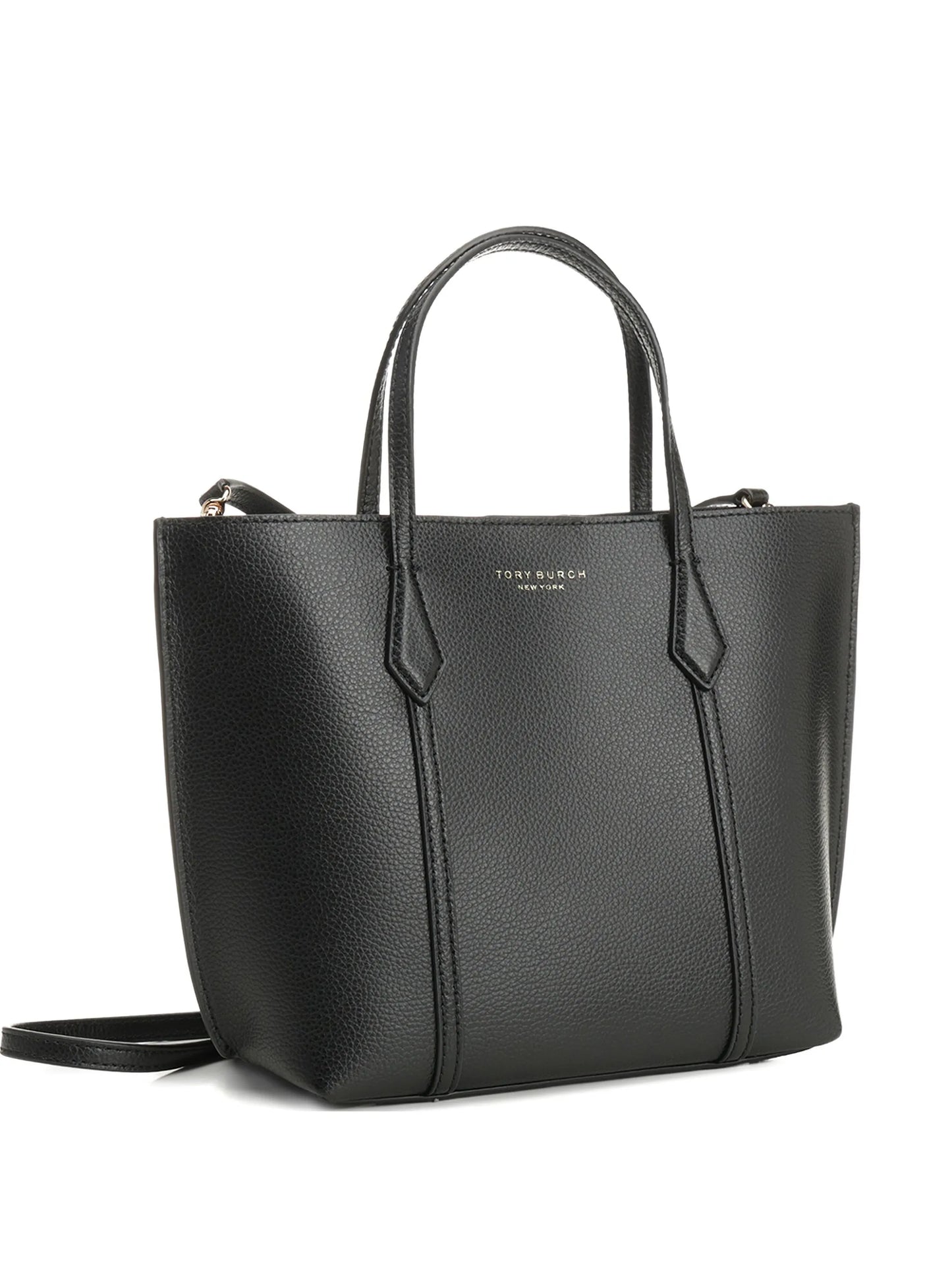 small Perry pebbled leather tote bag