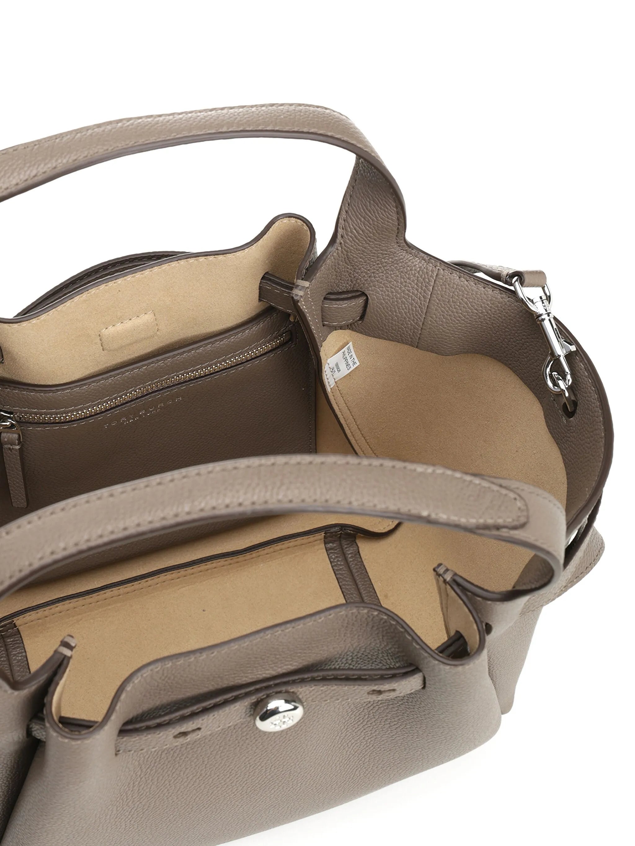 Romy pebbled satchel bag