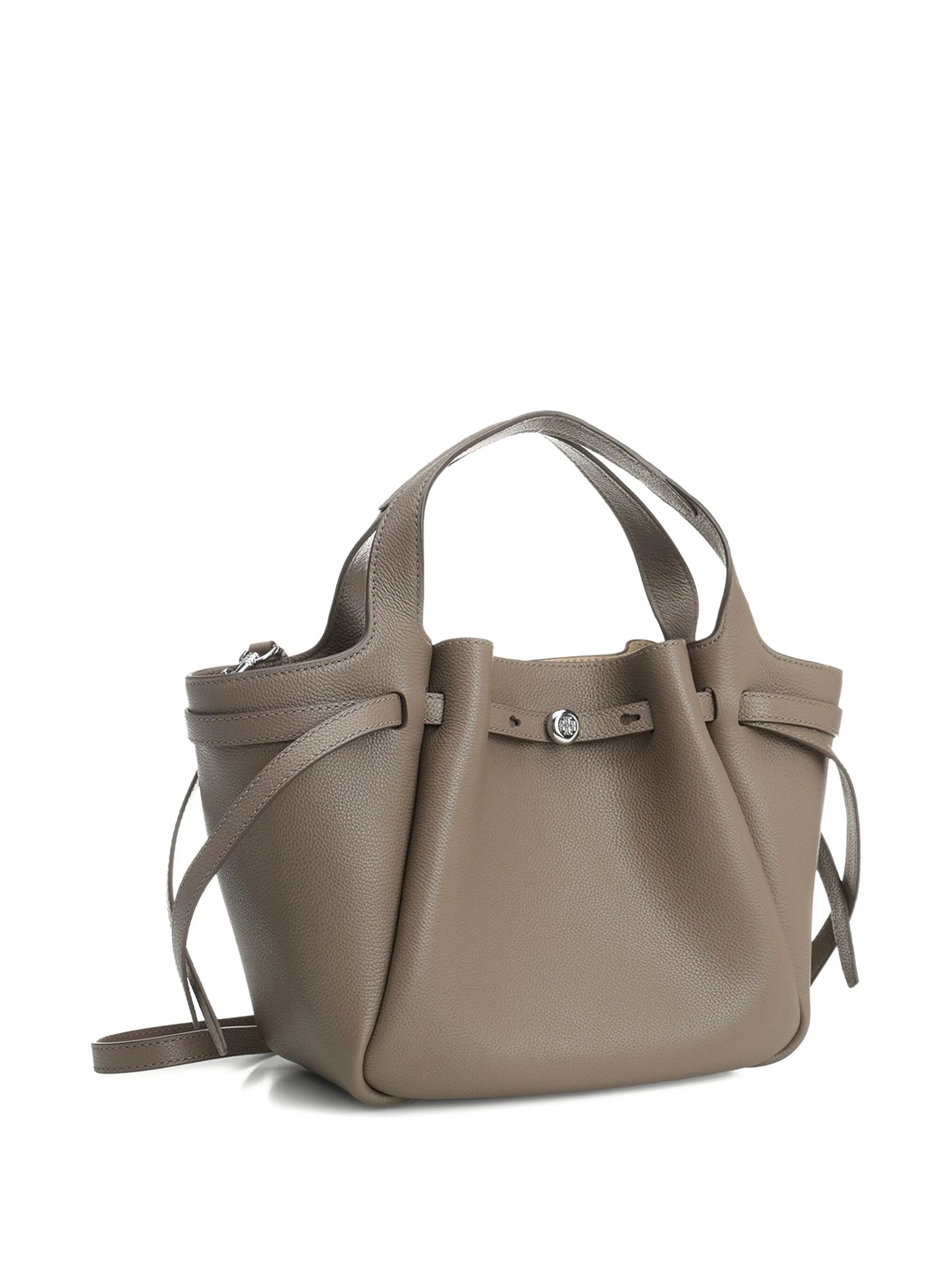 Romy pebbled satchel bag