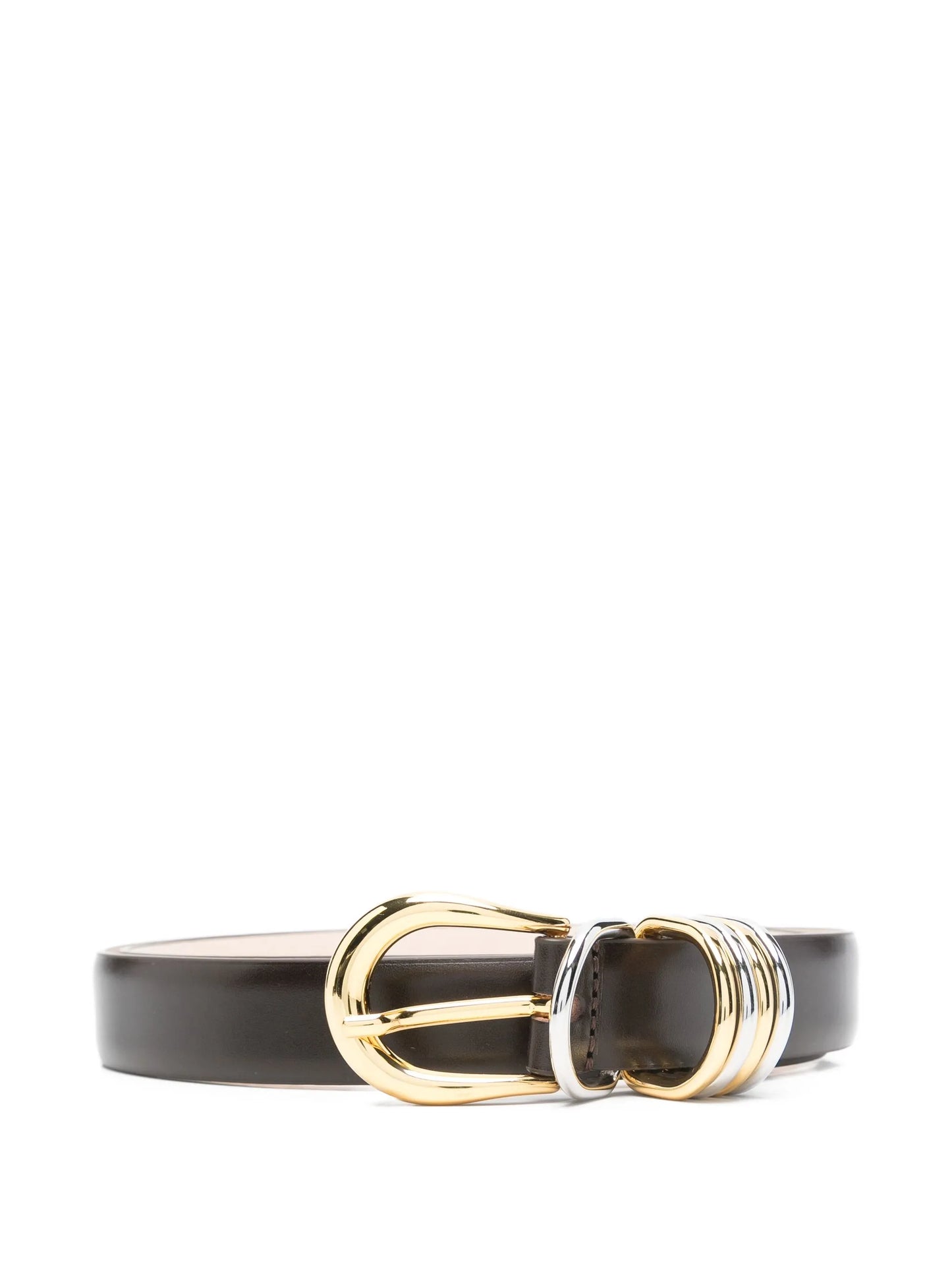 Hollyhock mixed-metal buckle belt
