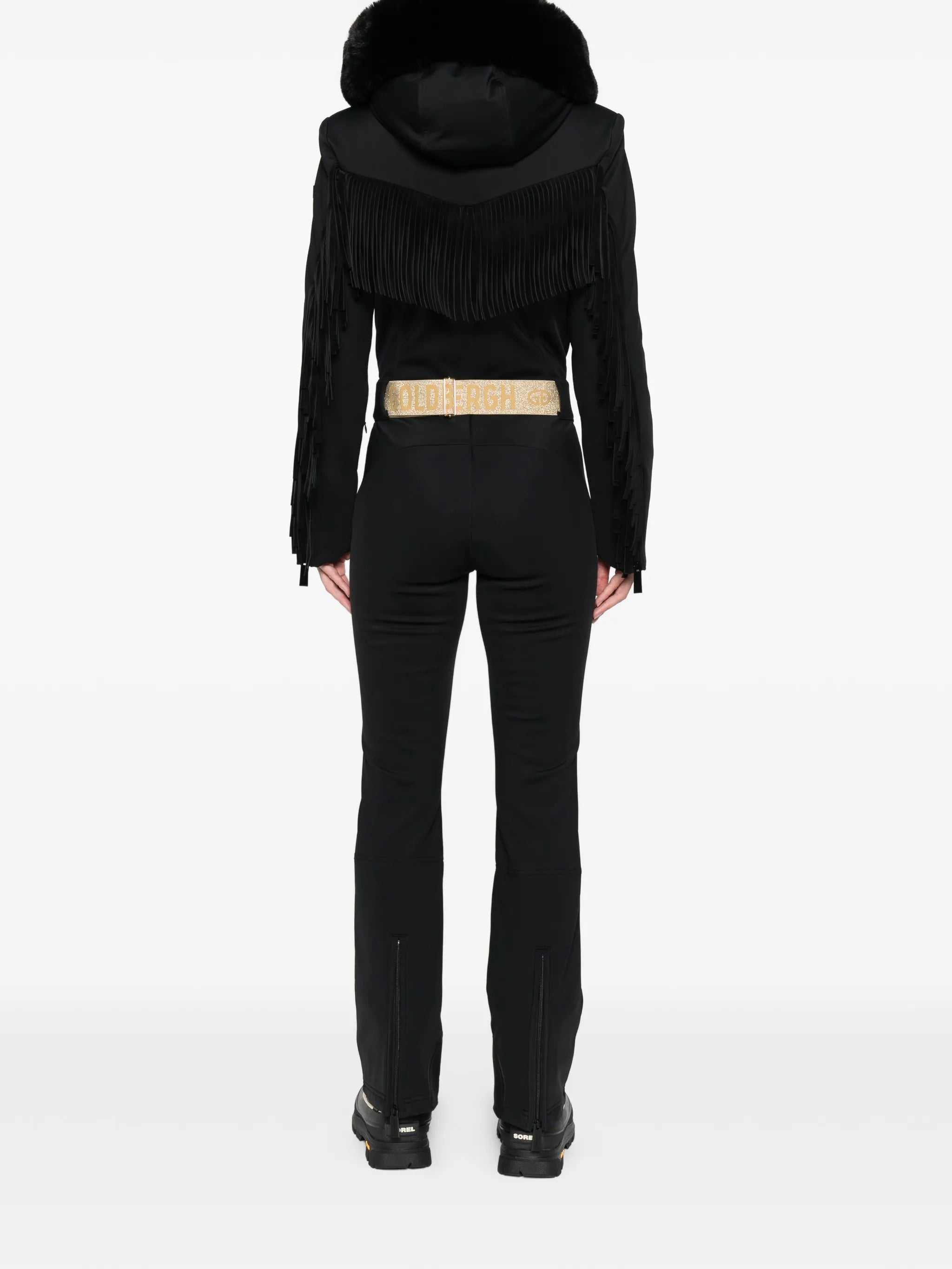 Fringe ski suit