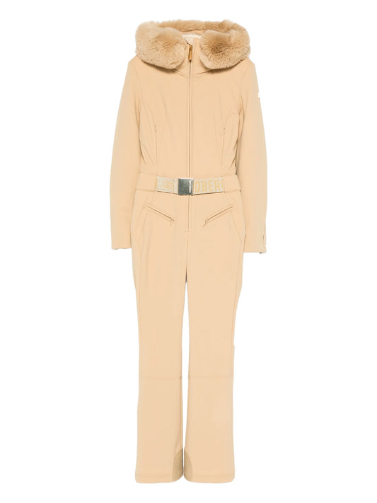 GOLDBERGH EXCL FRINGE SKI SUIT W FUR HOODIE