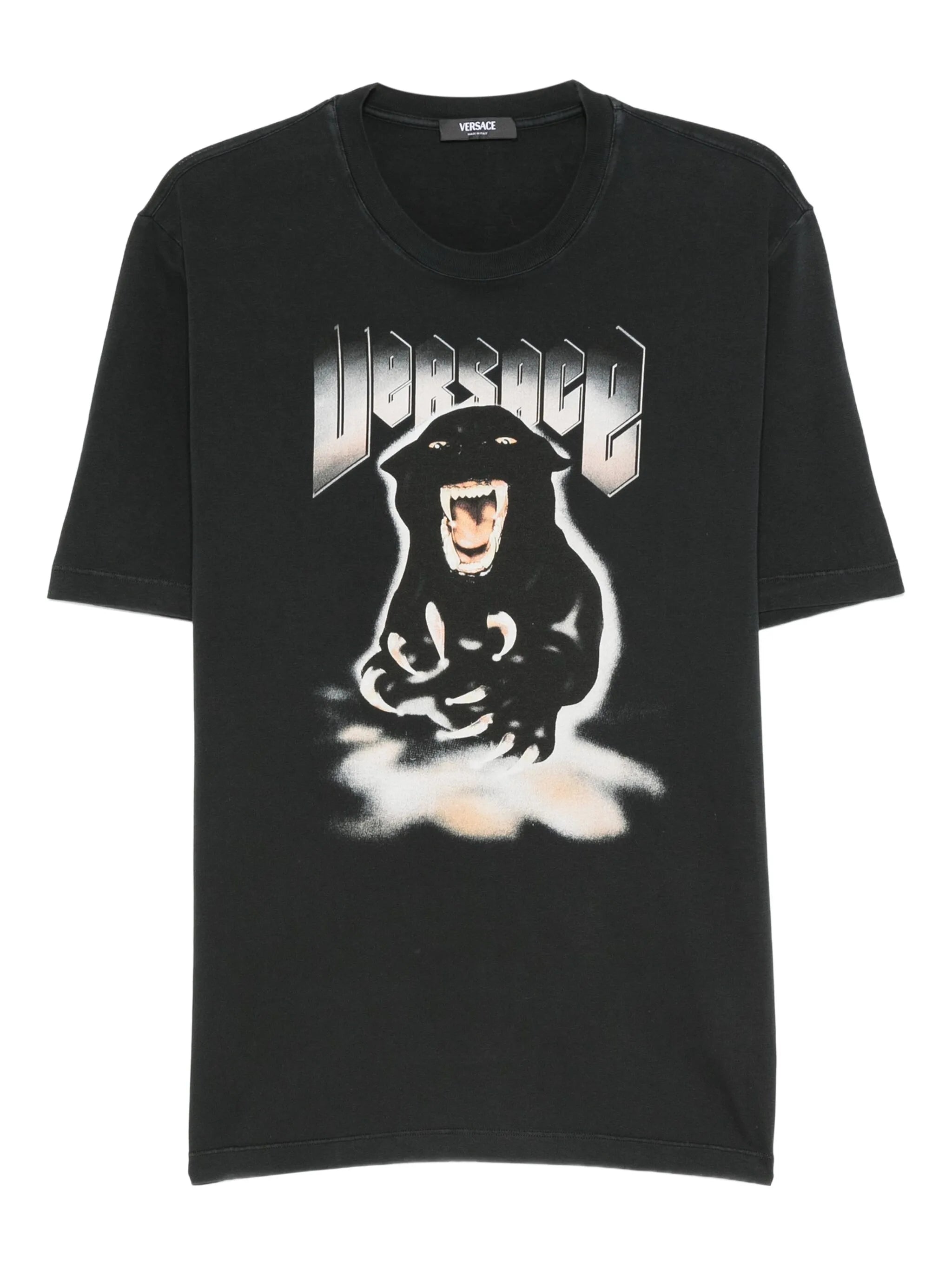 panther print jersey t-shirt