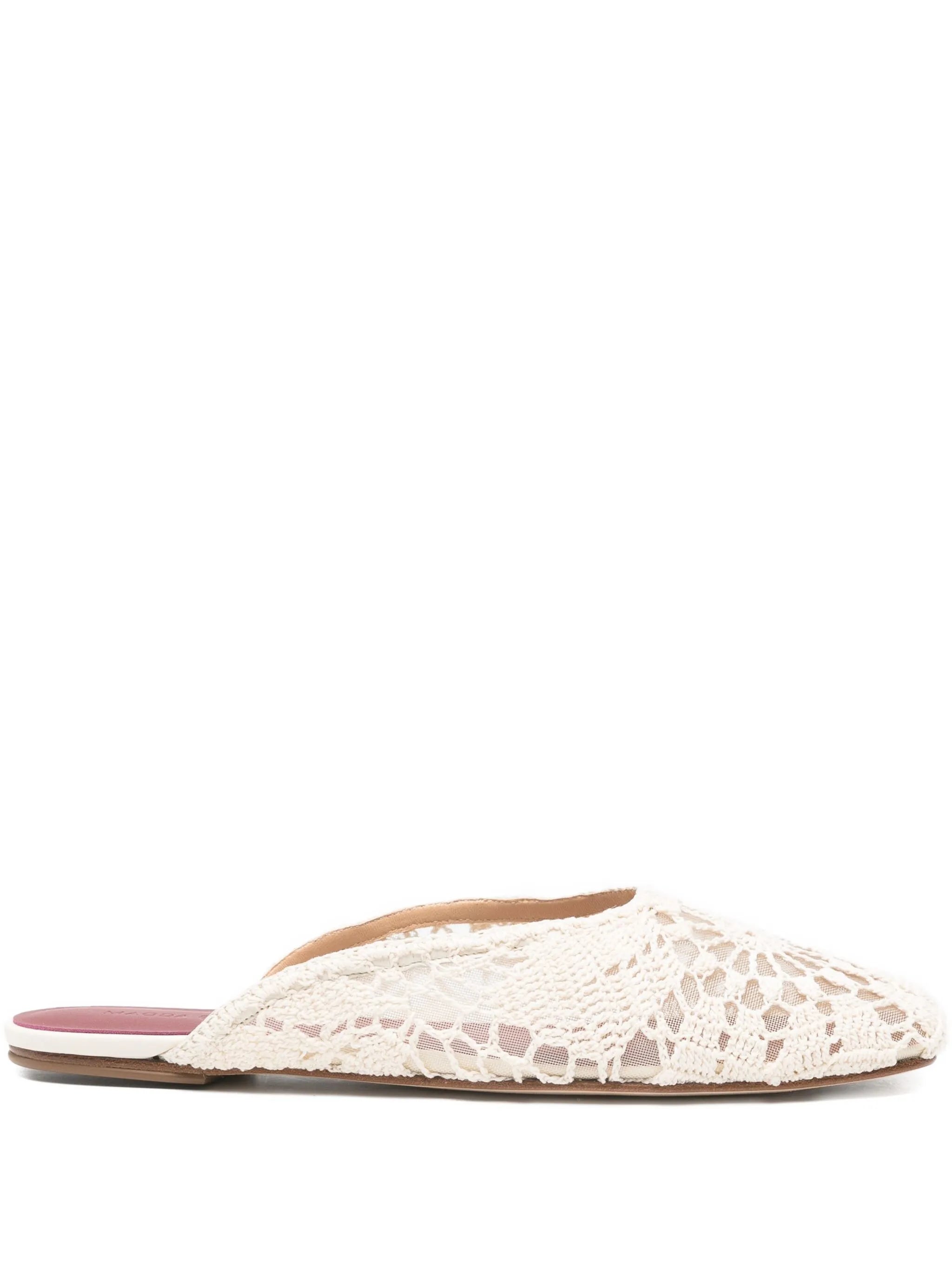 crochet-lace mules